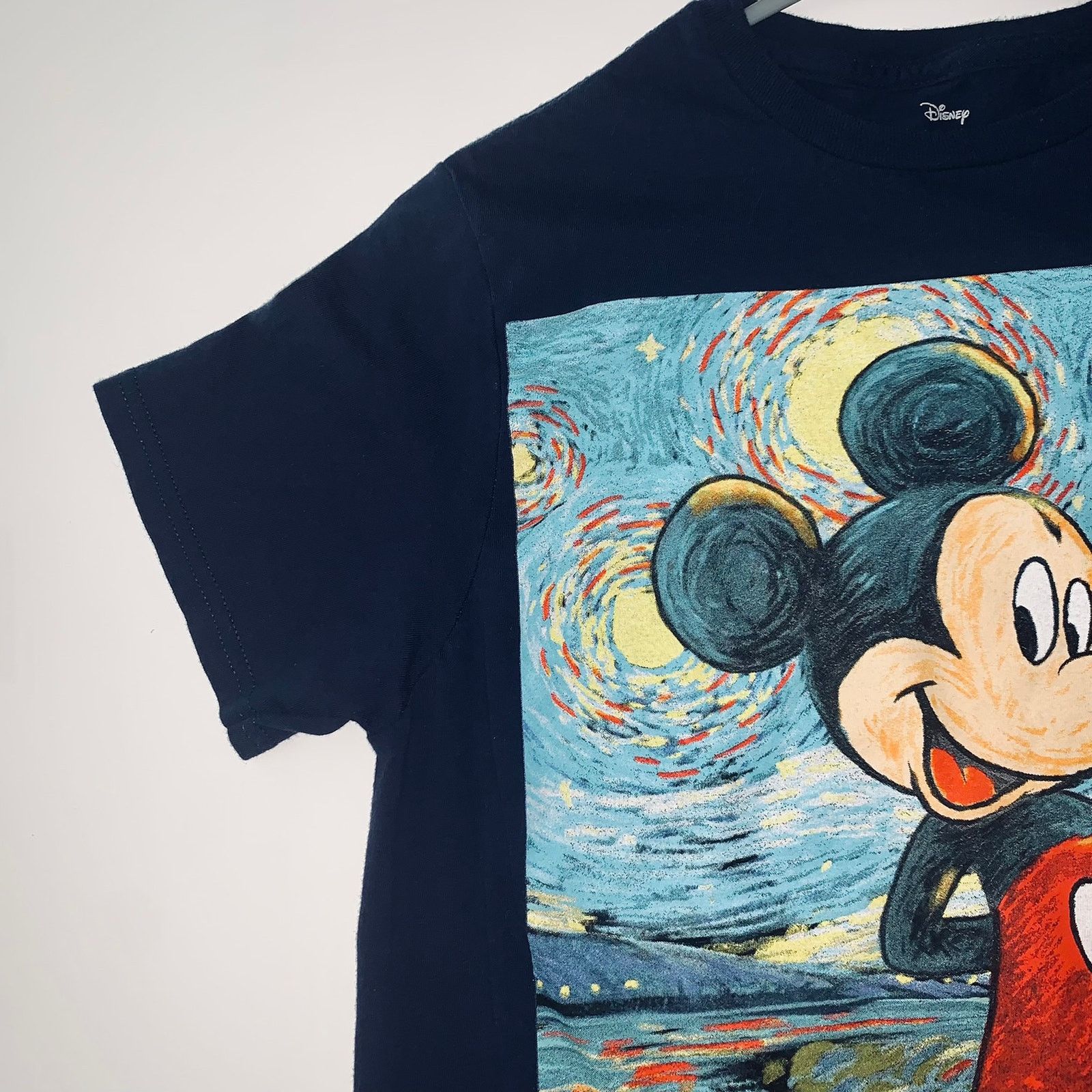 Disney Disney Mickey Mouse Van Gogh Starry Night Navy Blue T-Shirt Size US S / EU 44-46 / 1 - 5 Thumbnail