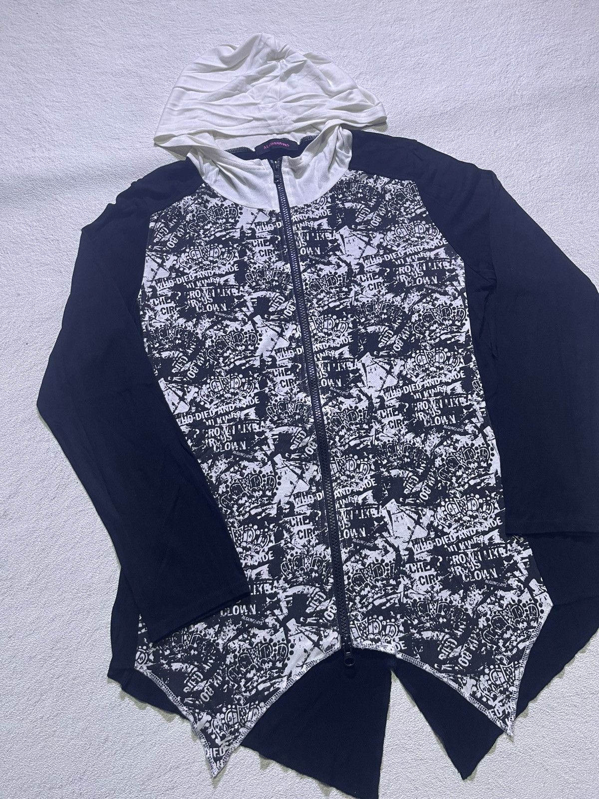 Hysteric Glamour Y2K ALGONQUINS long sleeve tshirt full ziper motif Size US M / EU 48-50 / 2 - 2 Thumbnail