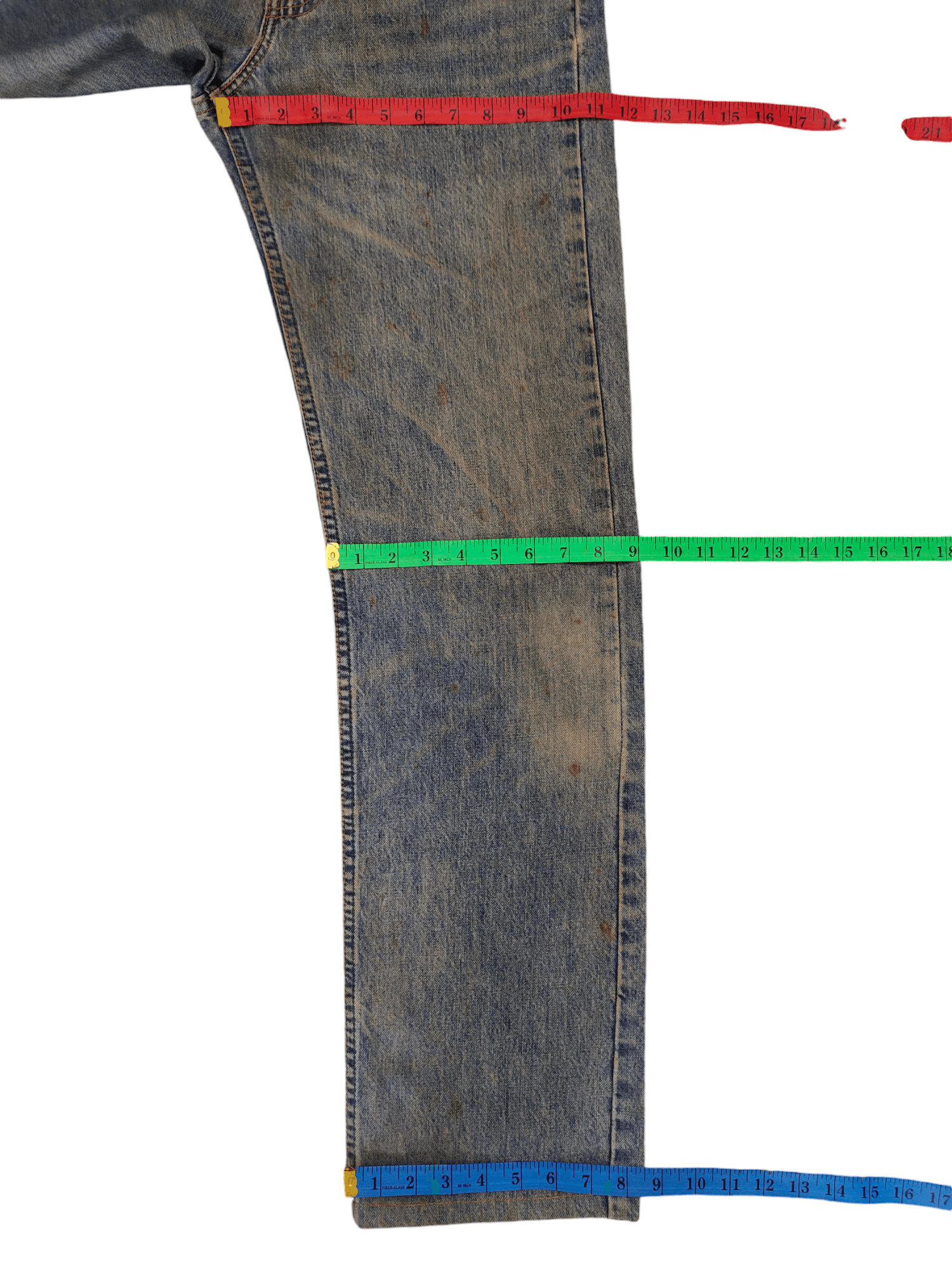 Levi's Vintage Levis 501 Clawmark Distress Faded Rusty Denim Jeans Size US 30 / EU 46 - 10 Thumbnail