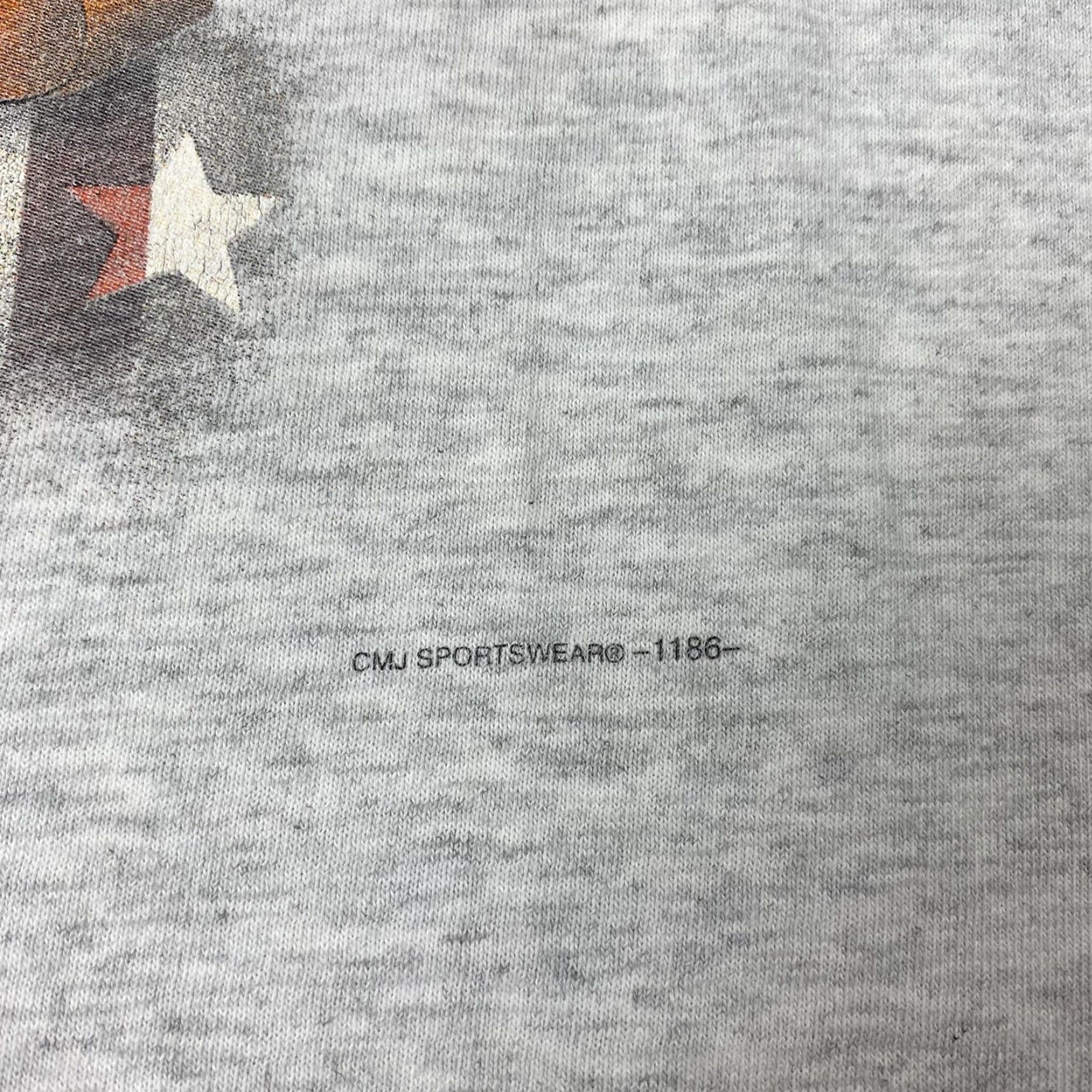 Born VINTAGE CMJ 90s Motorcycle Eagle Graphic Tee Shirt Adult XL Gray Mens Size US XL / EU 56 / 4 - 3 Thumbnail