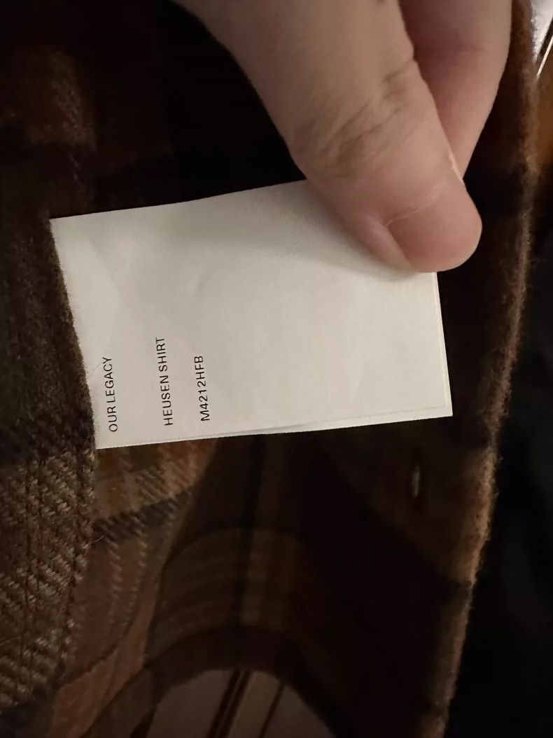 Our Legacy our legacy size 48 Plaid shirt jacket 2502-Nextarrow Size US M / EU 48-50 / 2 - 6 Thumbnail