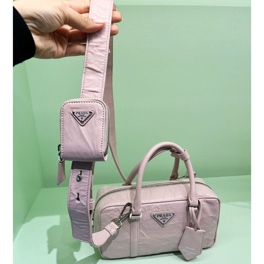 Prada o1la1rc1a0724 Size: OS / Handle Bag in Pink Size ONE SIZE - 3 Thumbnail