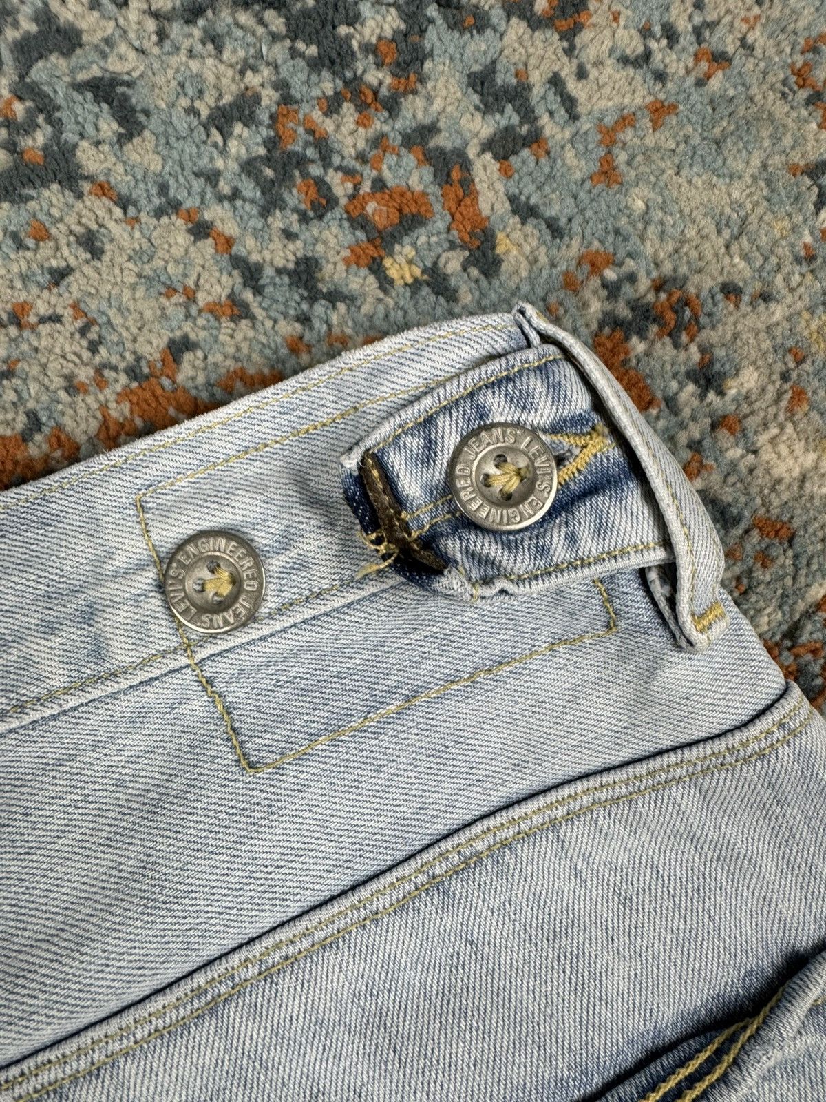 Levi's Vintage 2000s Levis Engineered jeans twisted shorts washed Size US 28 / EU 44 - 15 Thumbnail