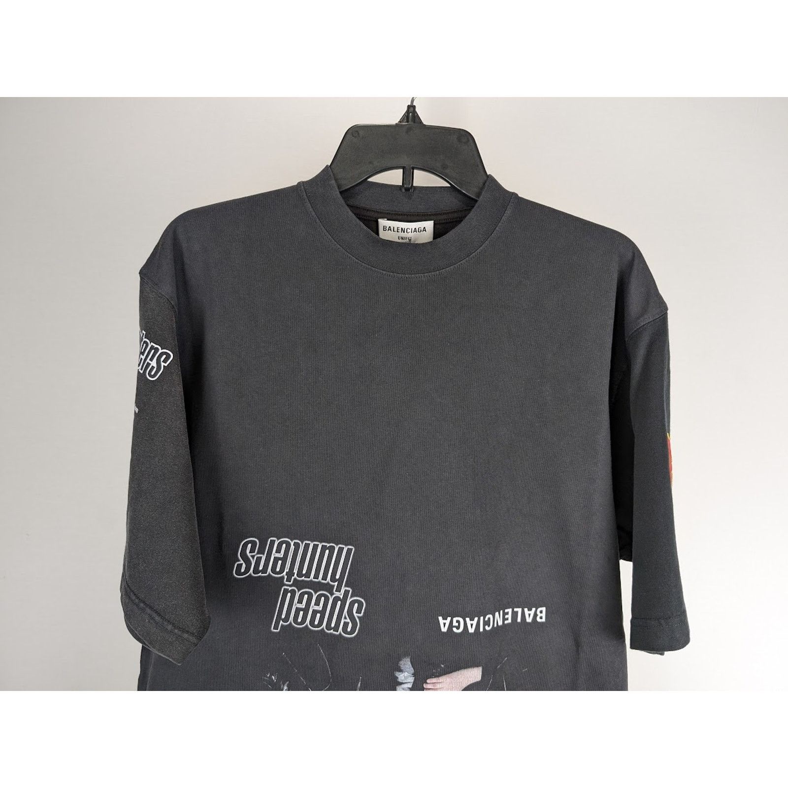 Balenciaga o1rshd1 Speed Hunter Short Sleeve T-Shirt in Black Size US S / EU 44-46 / 1 - 4 Thumbnail