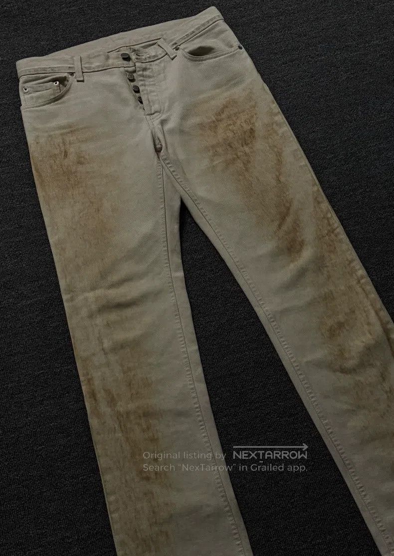 Helmut Lang Helmut Lang 1998 distressed denim pants Size US 30 / EU 46 - 1 Thumbnail
