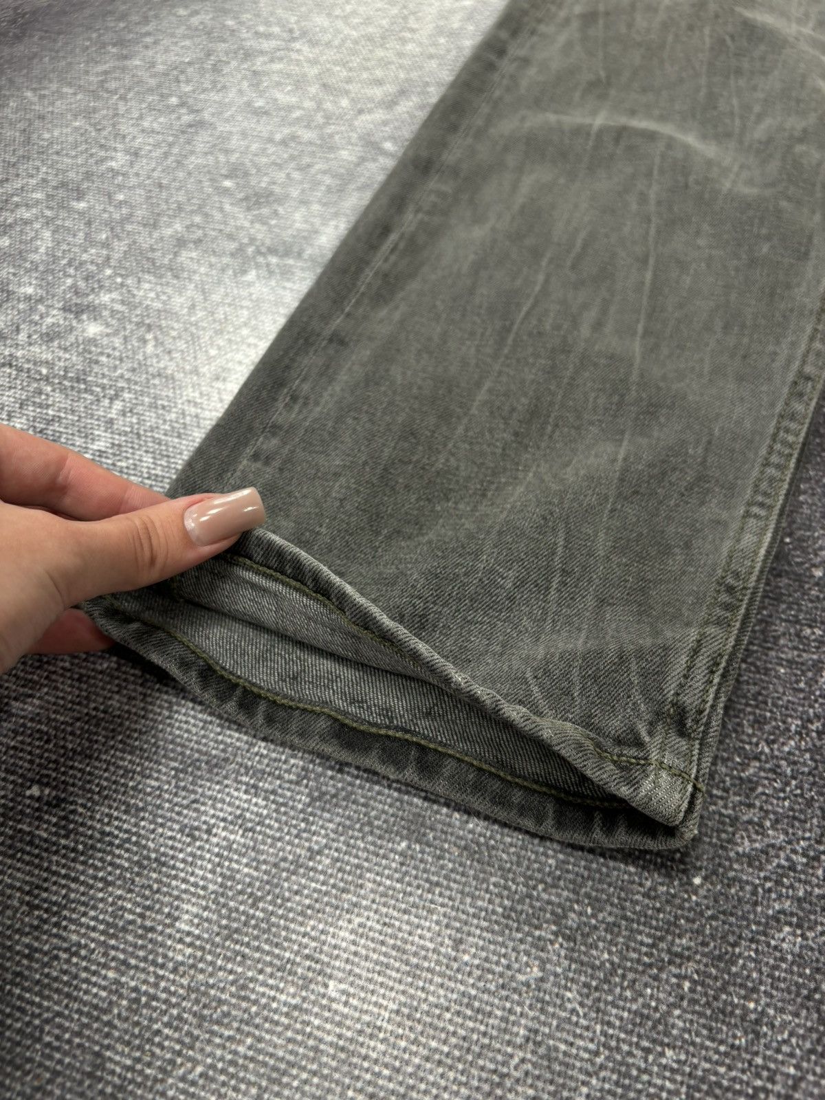 Allsaints Allsaints Reed Gray Luxury Straight Denim Jeans Size US 32 / EU 48 - 4 Thumbnail