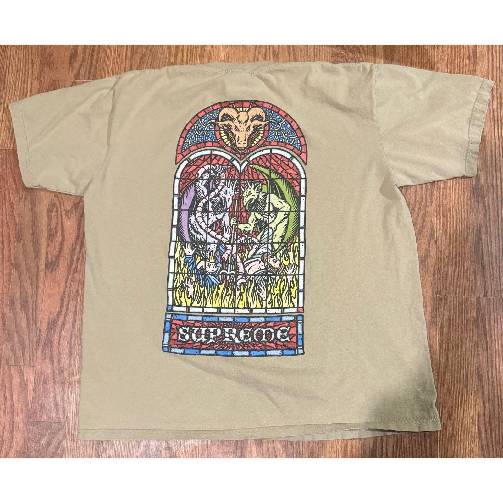 Supreme SUPREME Worship kahki colored Size XL Size US XL / EU 56 / 4 - 5 Thumbnail