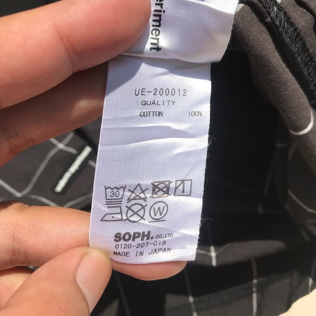 Sophnet. Uniform Experiment X Sophnet Hiroshi Fujiwara Black T shirt Size US L / EU 52-54 / 3 - 11 Thumbnail