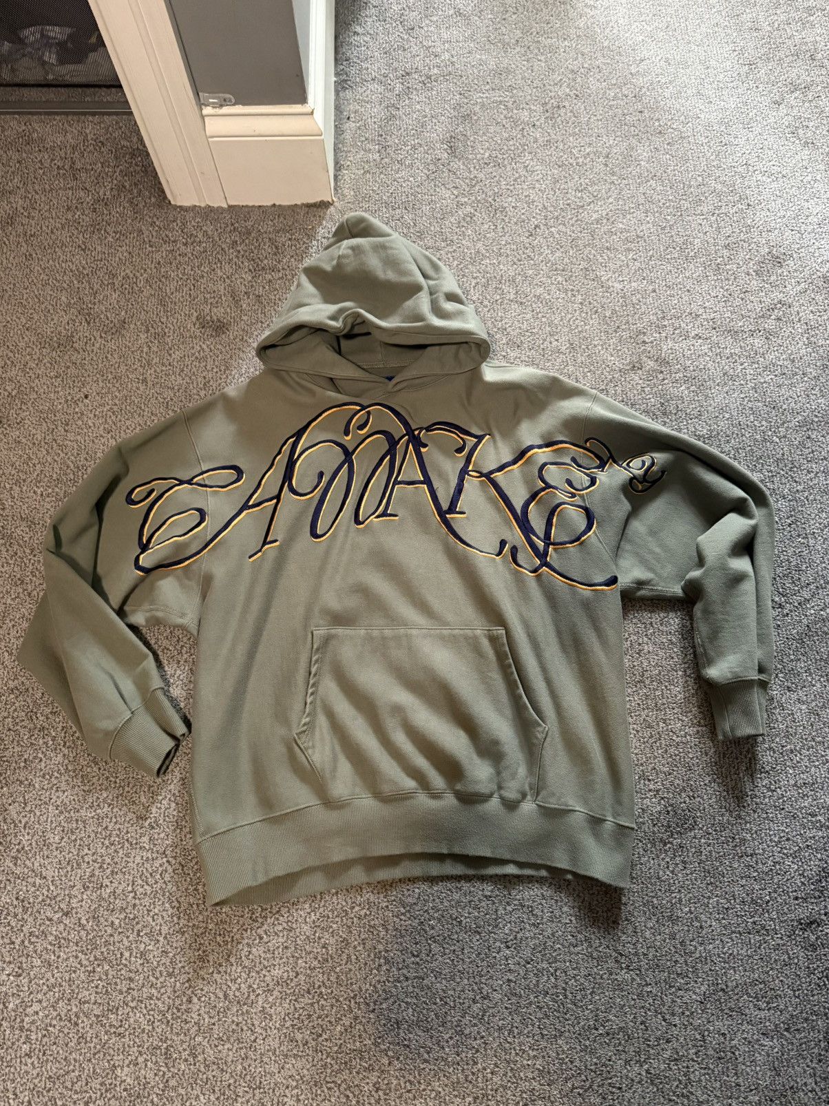 Awake NY Oversized Men’s Awake NY Green Script Hoodie Small Size US S / EU 44-46 / 1 - 1 Thumbnail