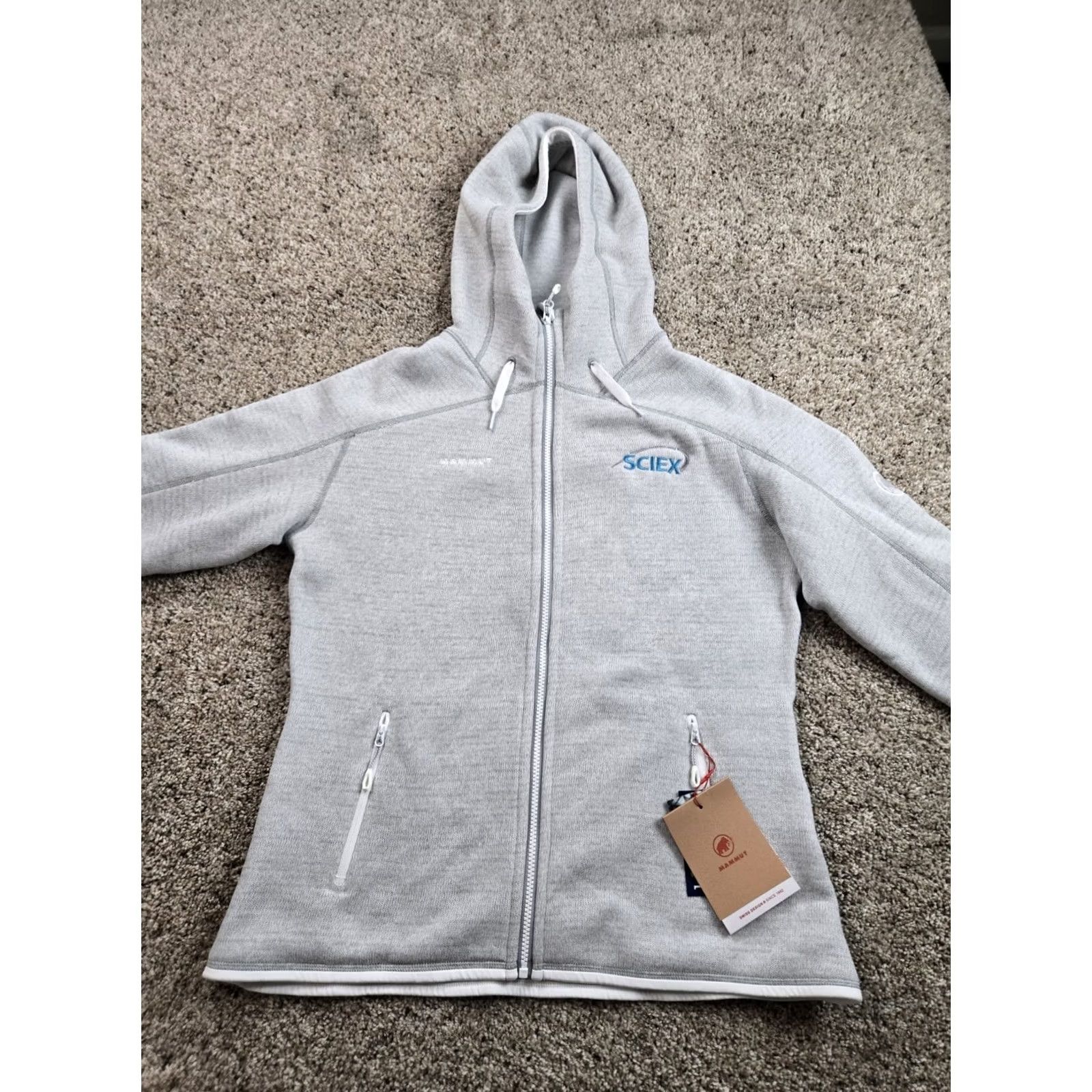 Mammut Mammut Arctic ML Hooded Jacket Womens L Gray Fleece Long Sleeve Polartec NWT Size L / US 10 / IT 46 - 3 Thumbnail