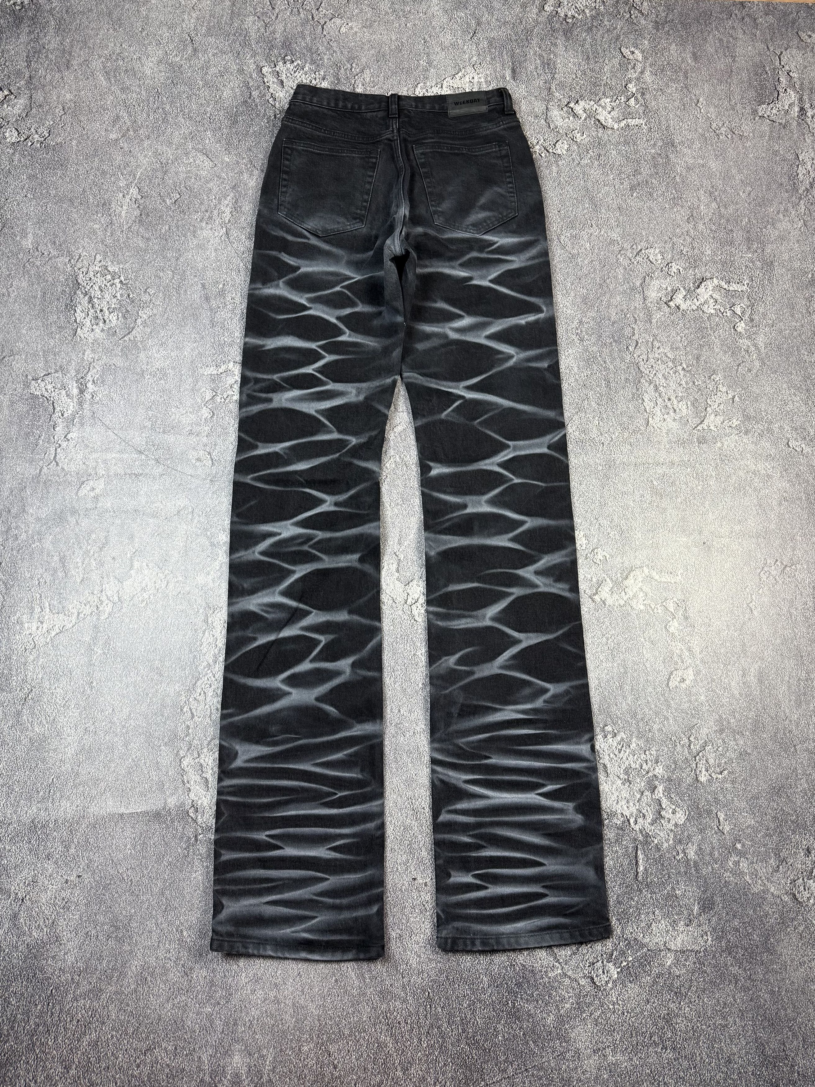 If Six Was Nine Y2K Weekday Faded Straight Leg Jeans Size 28 Size 28" / US 6 / IT 42 - 1 Thumbnail