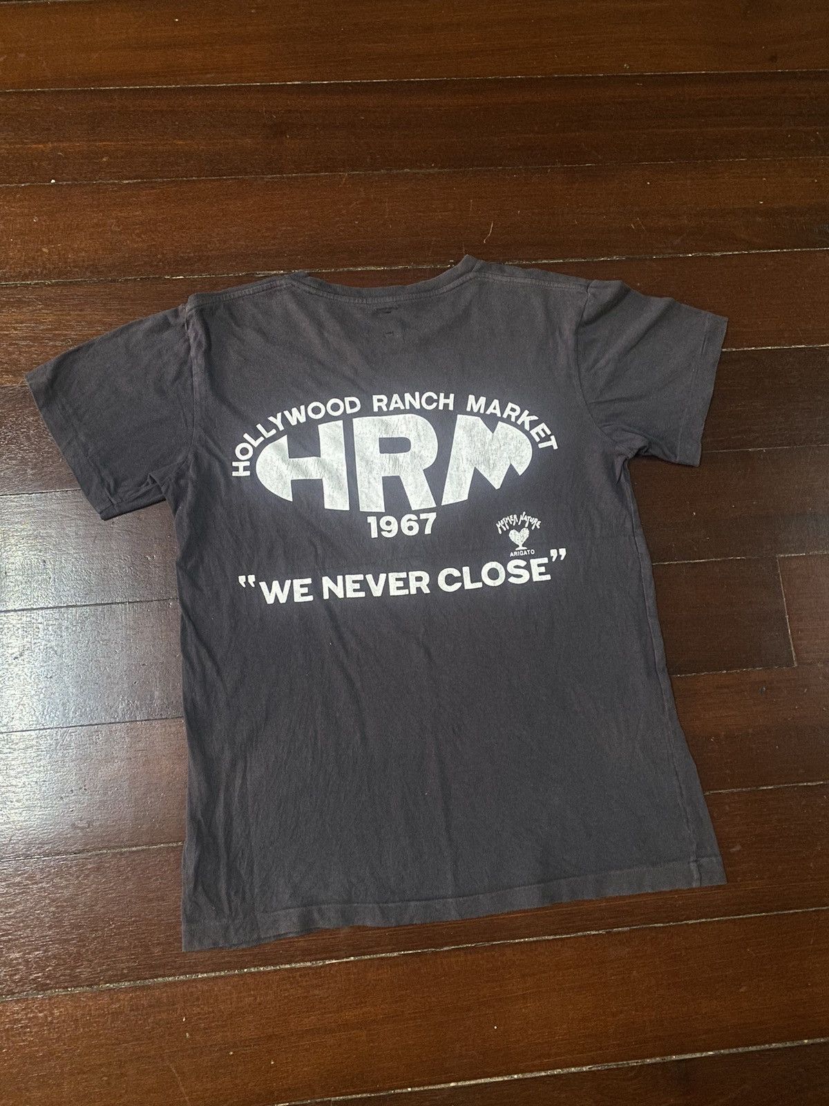 Blue Blue Japan Rare HR MARKET we never close Spell Out Japan Shirt Size US M / EU 48-50 / 2 - 3 Thumbnail