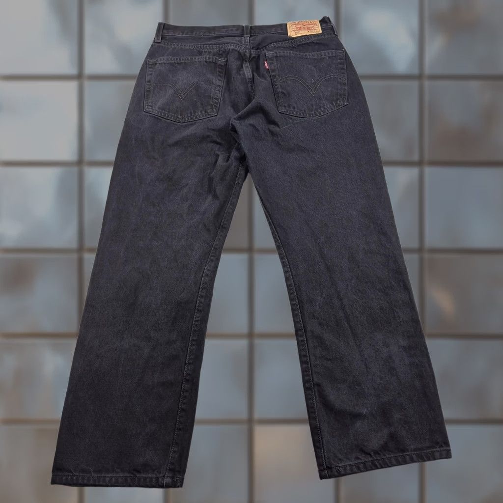 Levi's Levi's 501 Jeans Mens 36x30 Regular Fit Straight Button Fly Denim Pants Black Size US 36 / EU 52 - 1 Thumbnail