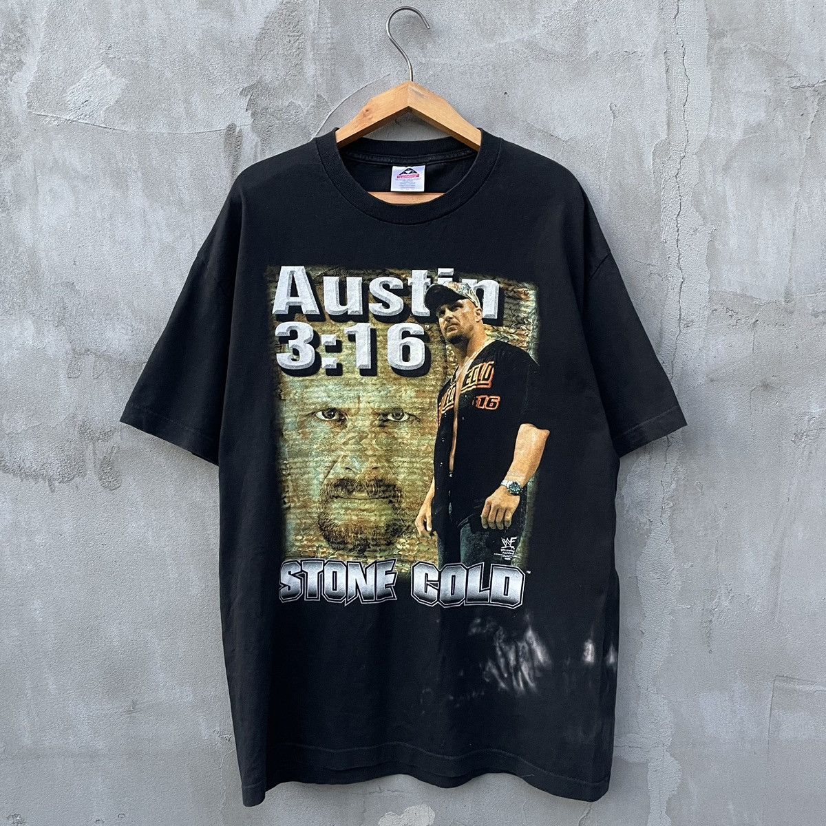 Vintage 2000 WWF Stone Cold Except No Mercy T-Shirt