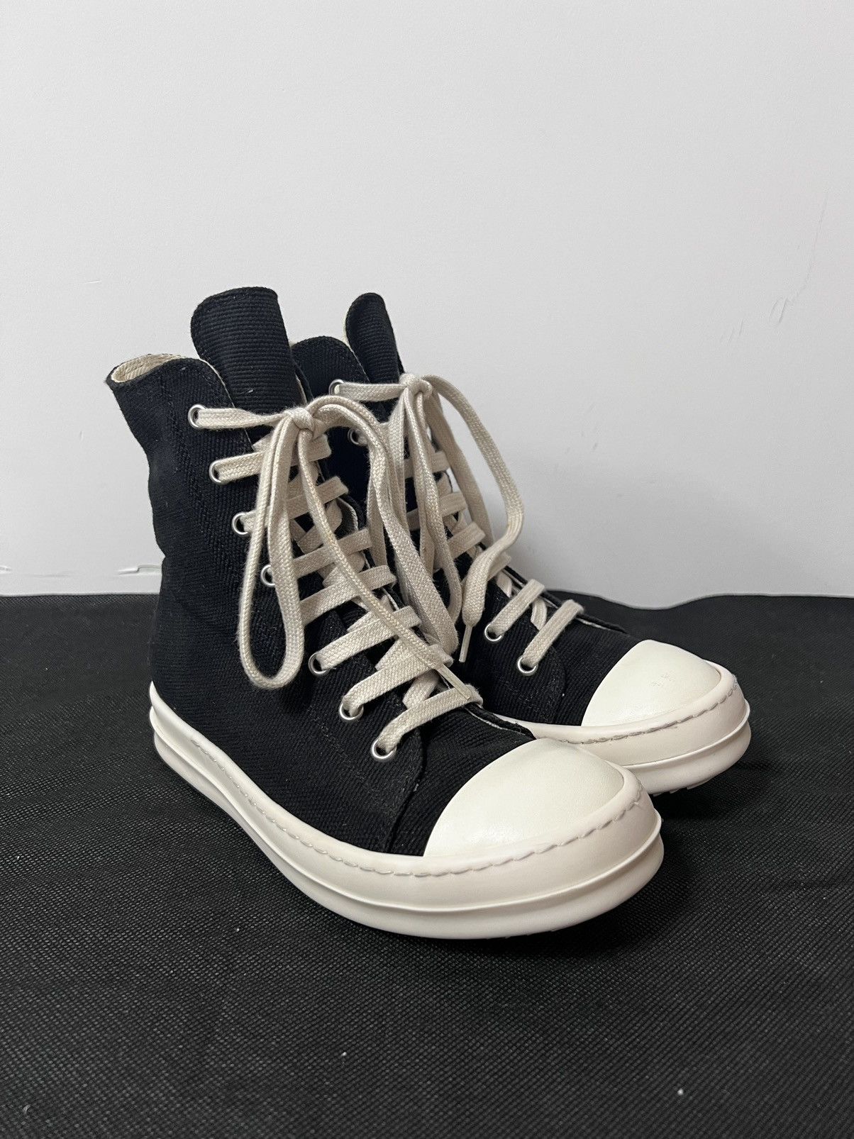 Rick Owens Drkshdw Rick owens drkshdw ramones high top sneakers sz35 Size US 5 / IT 35 - 5 Thumbnail