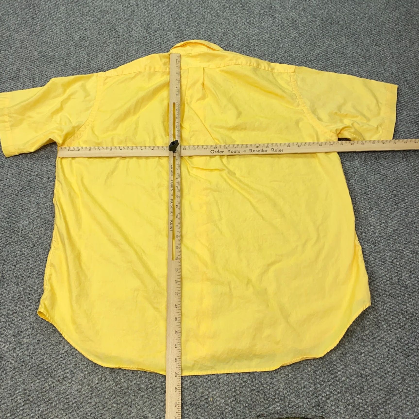 Ralph Lauren VTG Ralph Lauren Golf Tilden Shirt Mens XL Yellow Button-Down Collar Polo Shirt 90s Vintage Cotton Short Sleeve Shirt Size US XL / EU 56 / 4 - 4 Thumbnail