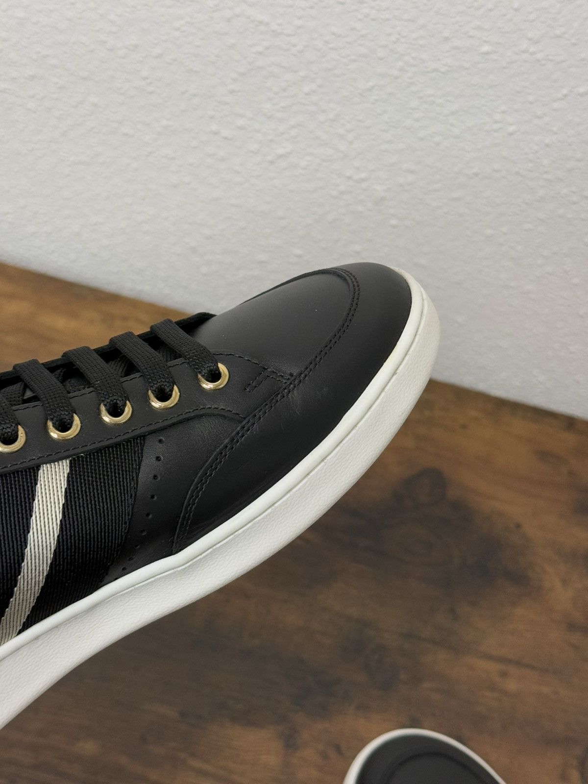 Bally BALLY Wilsy Striped Logo Leather Sneakers size 9 Size US 9 / EU 42 - 6 Thumbnail