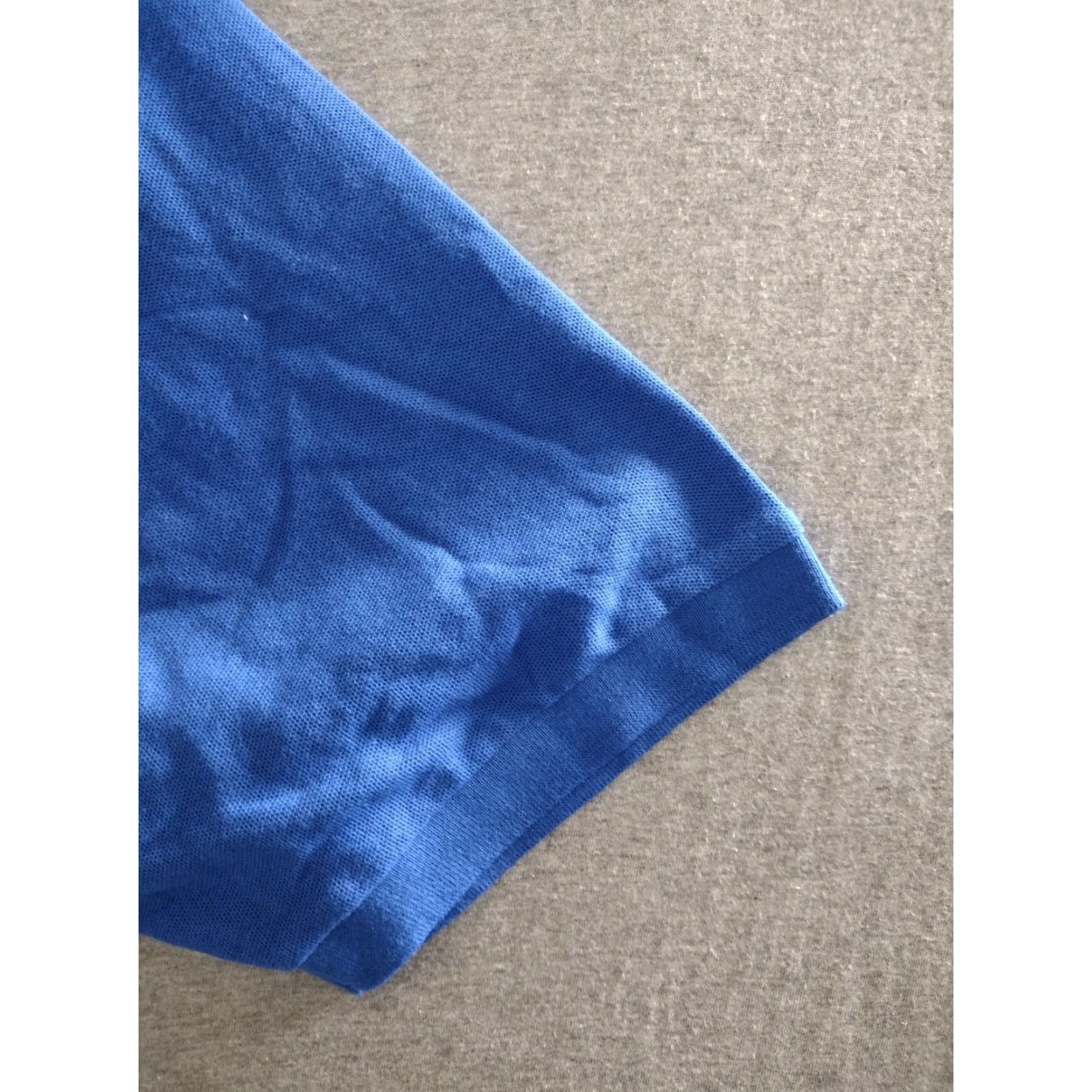 Jerzees Jerzees Polo Shirt Men Blue 4XL Shirt Regular Short Sleeve Crew Neck Color Blue Easy Care Jersey Cotton Blend Polyester 80s 90s Brand Jerzees Mens Size US XXL / EU 58 / 5 - 7 Thumbnail