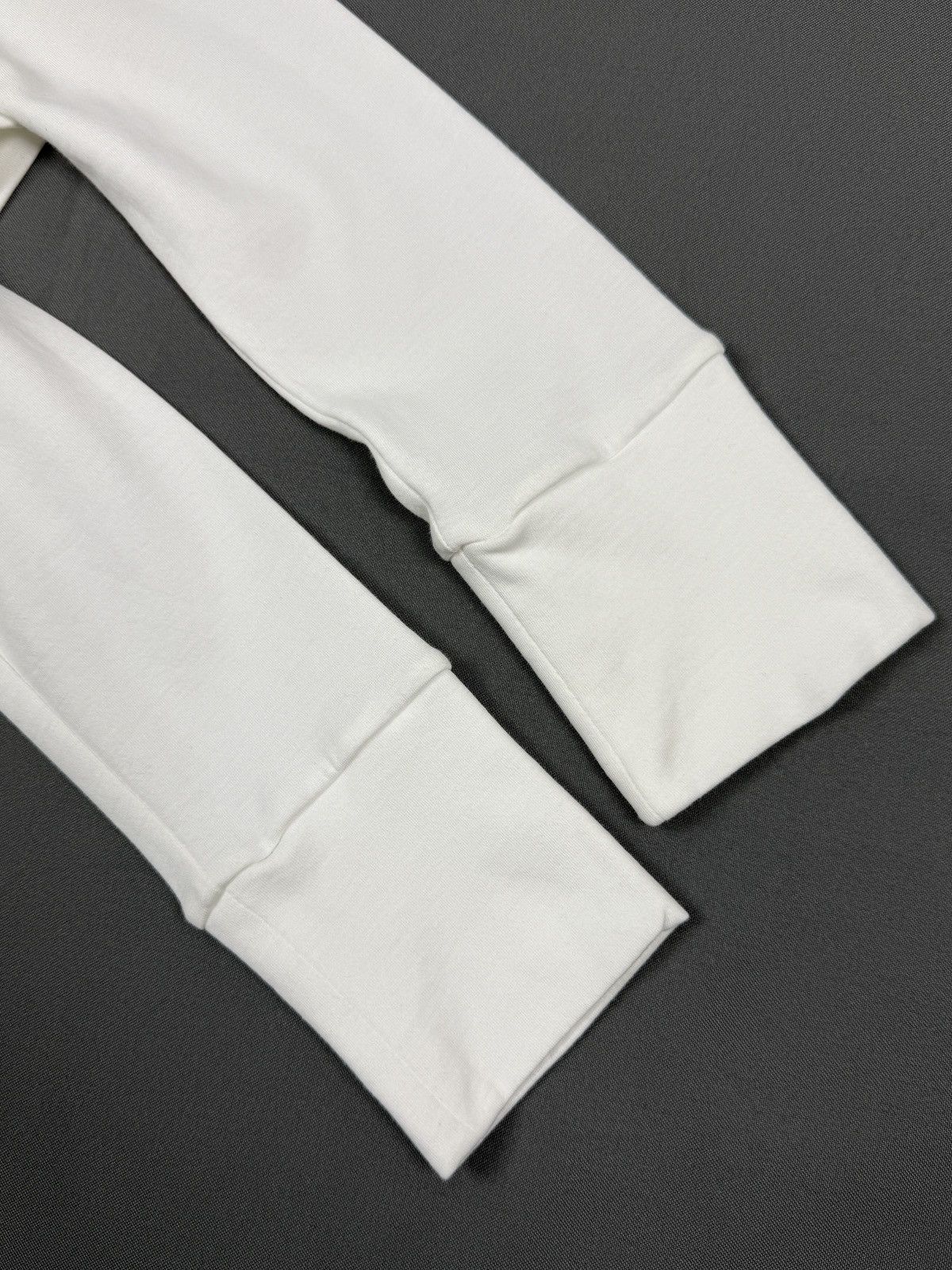 Gran Sasso Gran Sasso White Contrast Stitch Cotton Cardigan IT42 Size M / US 6-8 / IT 42-44 - 3 Thumbnail