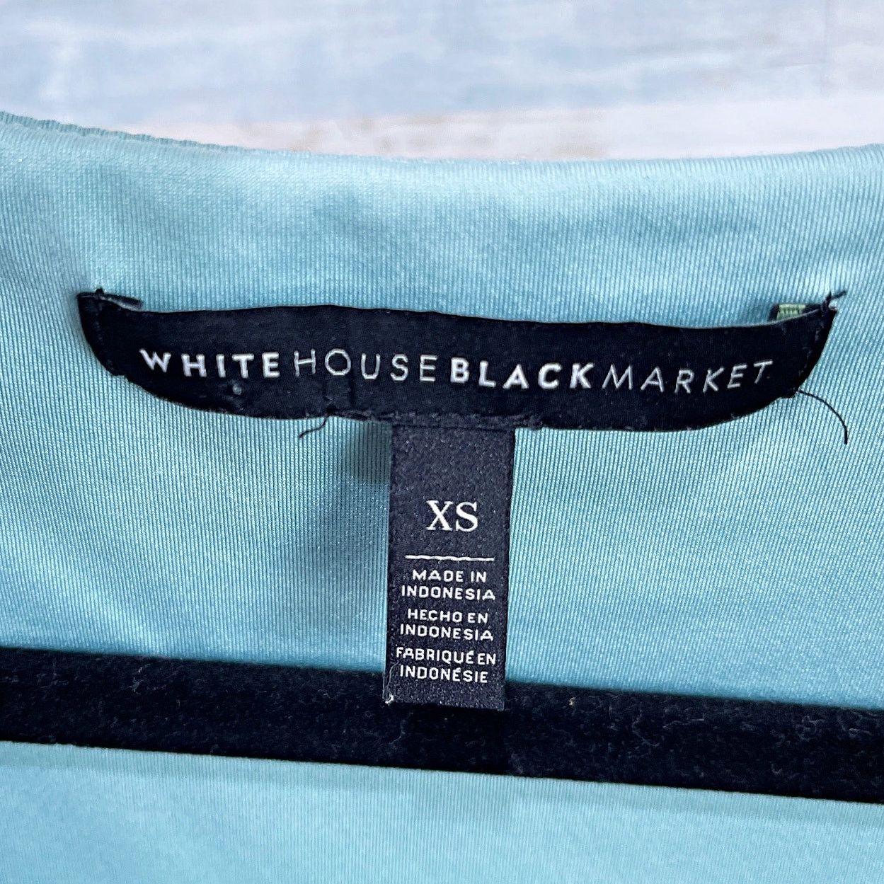 White House Black Market WHITE HOUSE BLACK MARKET Double Layer Tee Blue Womens XS Size XS / US 0-2 / IT 36-38 - 4 Thumbnail