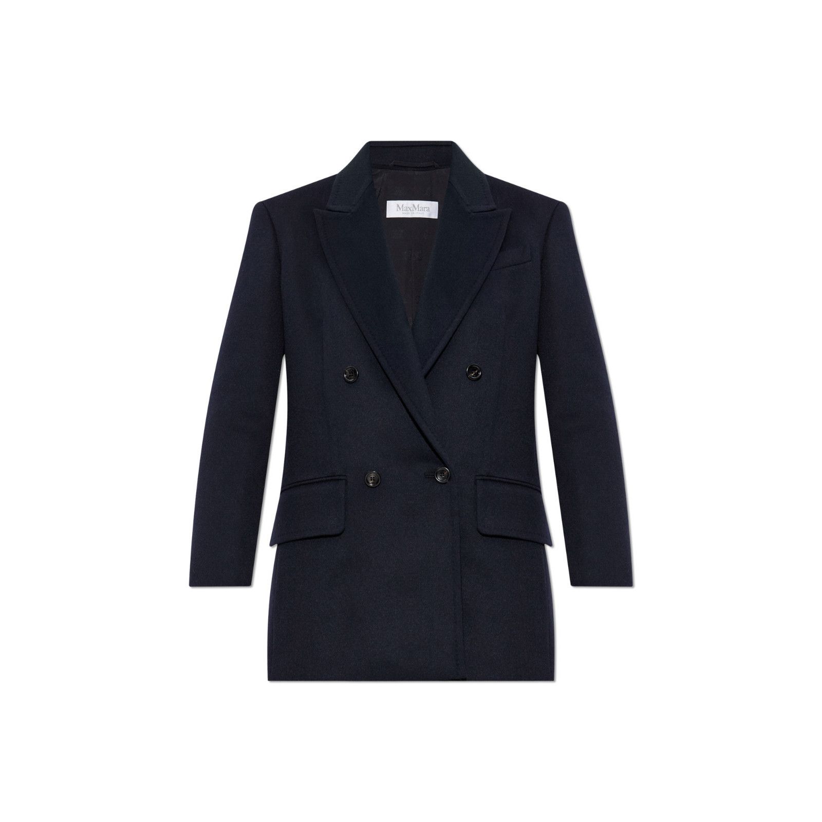 Max Mara MAX MARA Olimpia Navy Blue Cashmere Blazer Jacket New & Auth Size S / US 4 / IT 40 - 1 Thumbnail