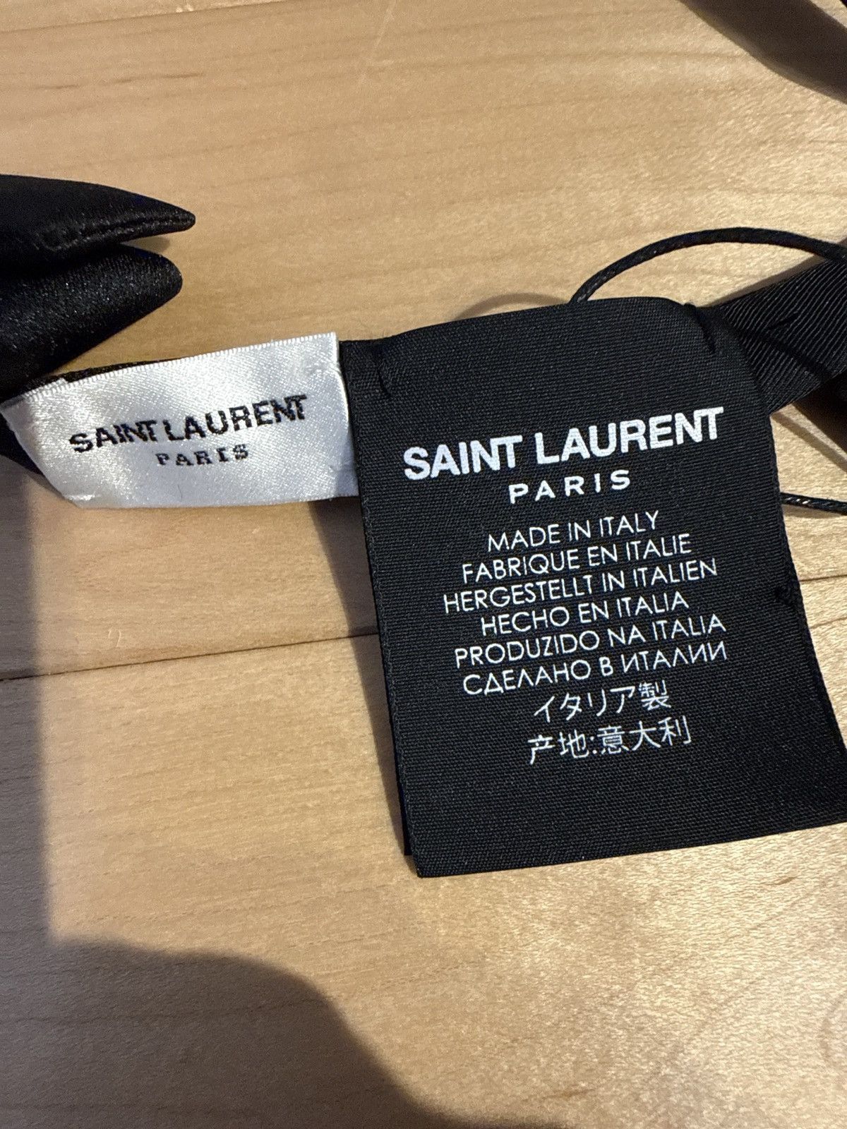 Saint Laurent Paris Saint Laurent Bow Tie Size ONE SIZE - 3 Thumbnail