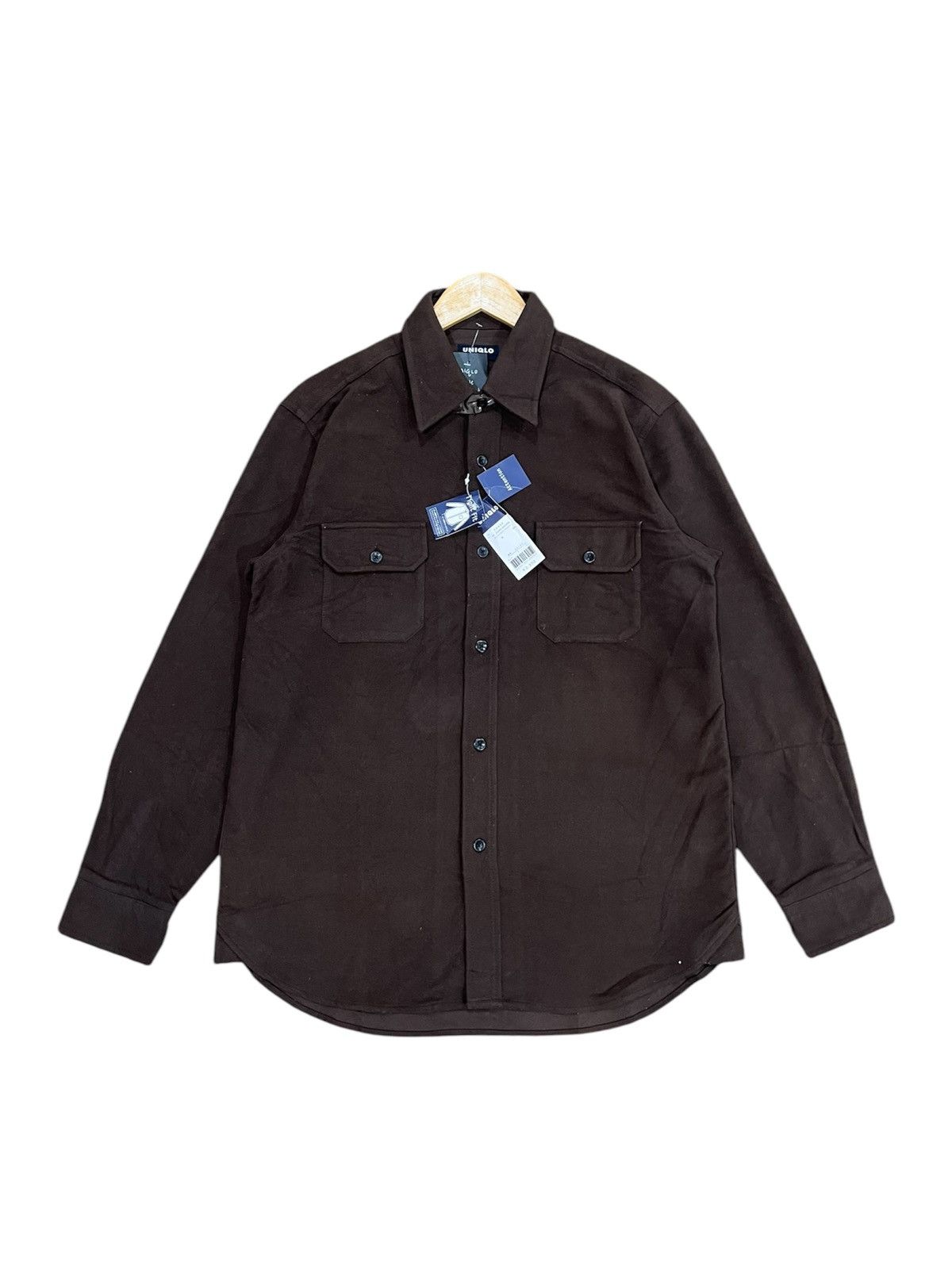 Japanese Brand × Uniqlo × Vintage NWT Vintage Uniqlo Double Pocket Shirt Size US L / EU 52-54 / 3 - 1 Thumbnail