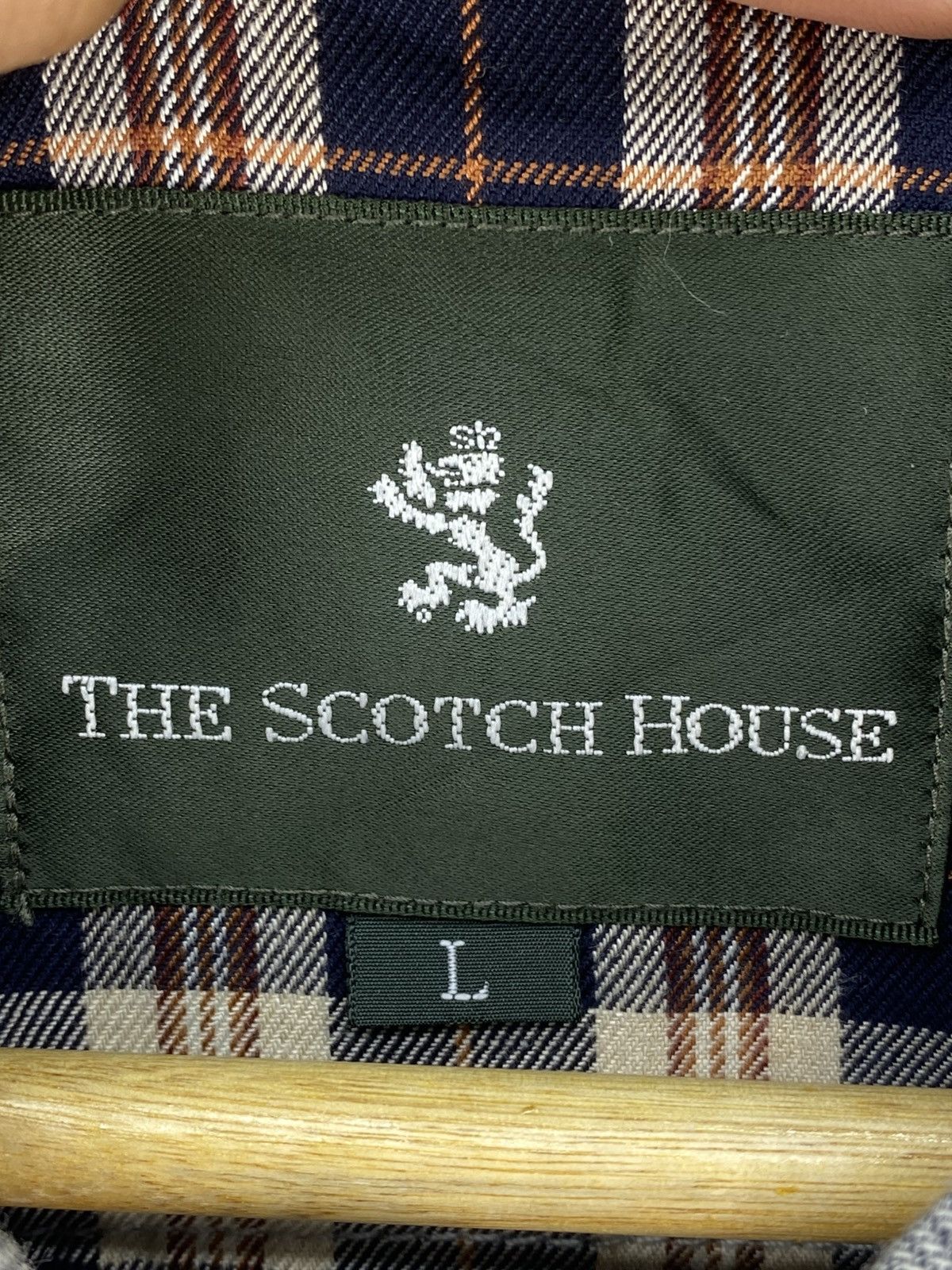 Japanese Brand The Scotch House Herringbone Twill HBT Zipper Jacket Size US M / EU 48-50 / 2 - 13 Thumbnail