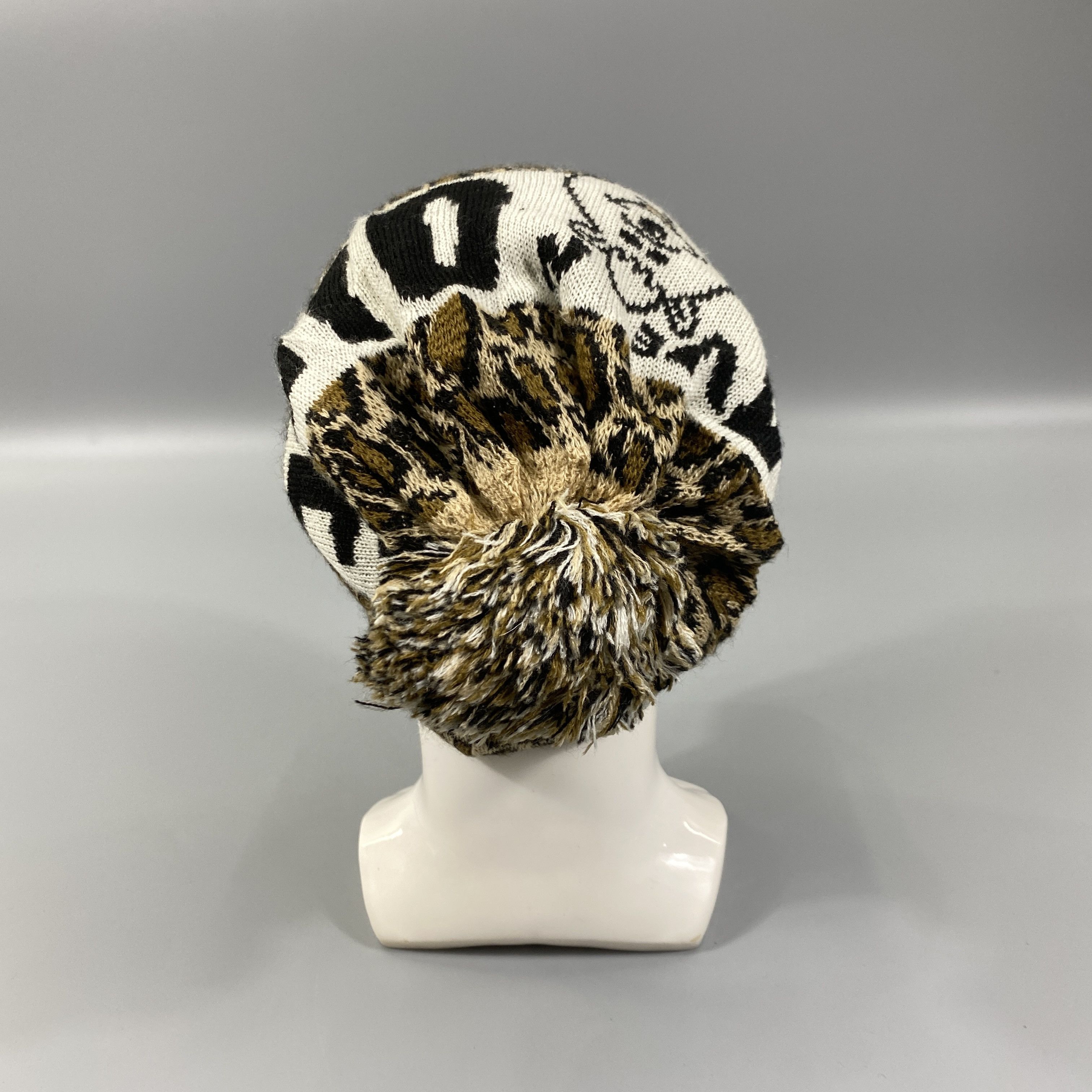 Japanese Brand Leopard Snow Cap Beanie Hat-BN1112 Size ONE SIZE - 3 Thumbnail