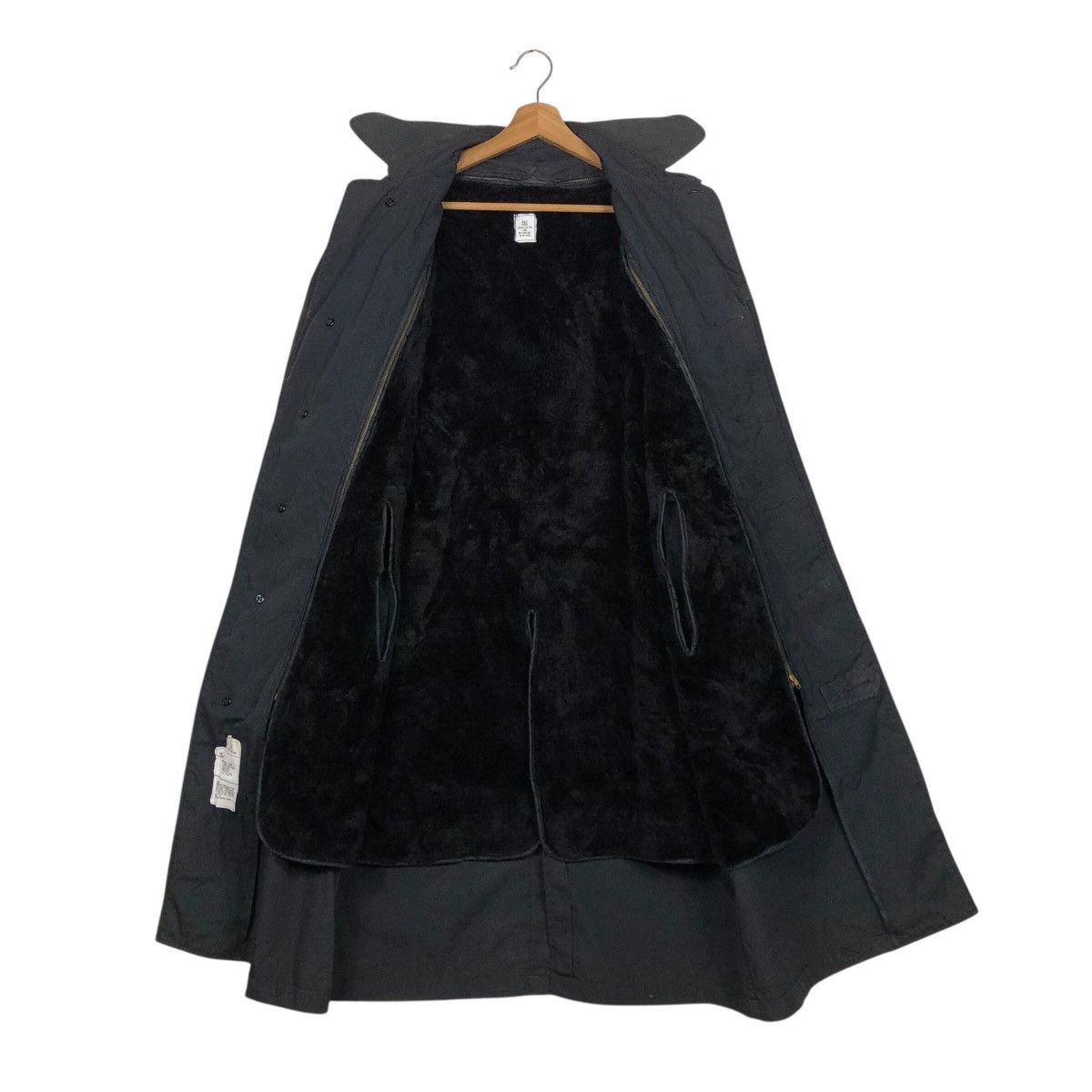 Buzz Rickson's 📌Vintage Long Jacket Blanket Military Wear Rich Black Size US M / EU 48-50 / 2 - 15 Thumbnail