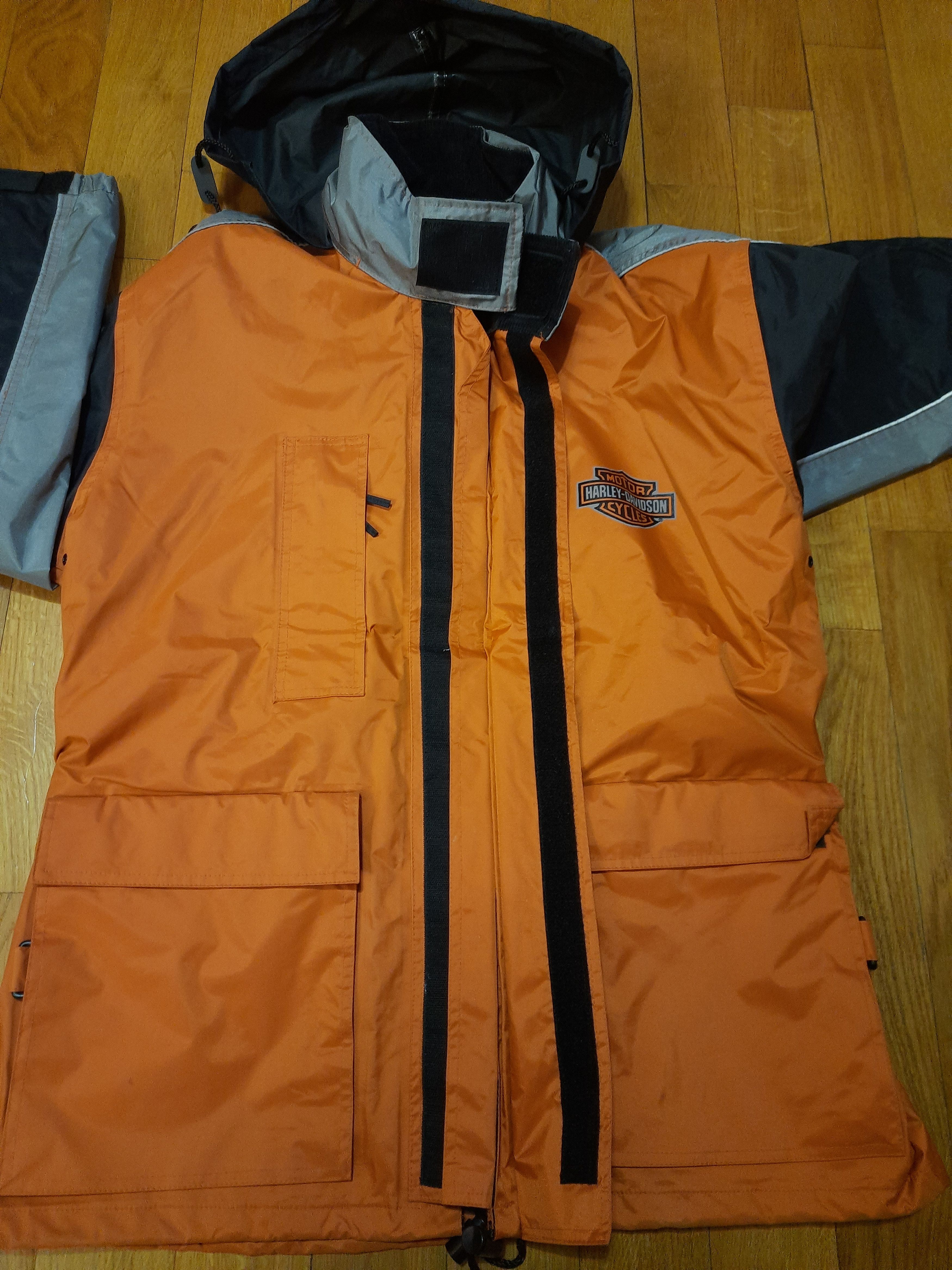 Harley Davidson Harley Davidson Chopper Raincoat Parka Light Jacket Size US L / EU 52-54 / 3 - 3 Thumbnail