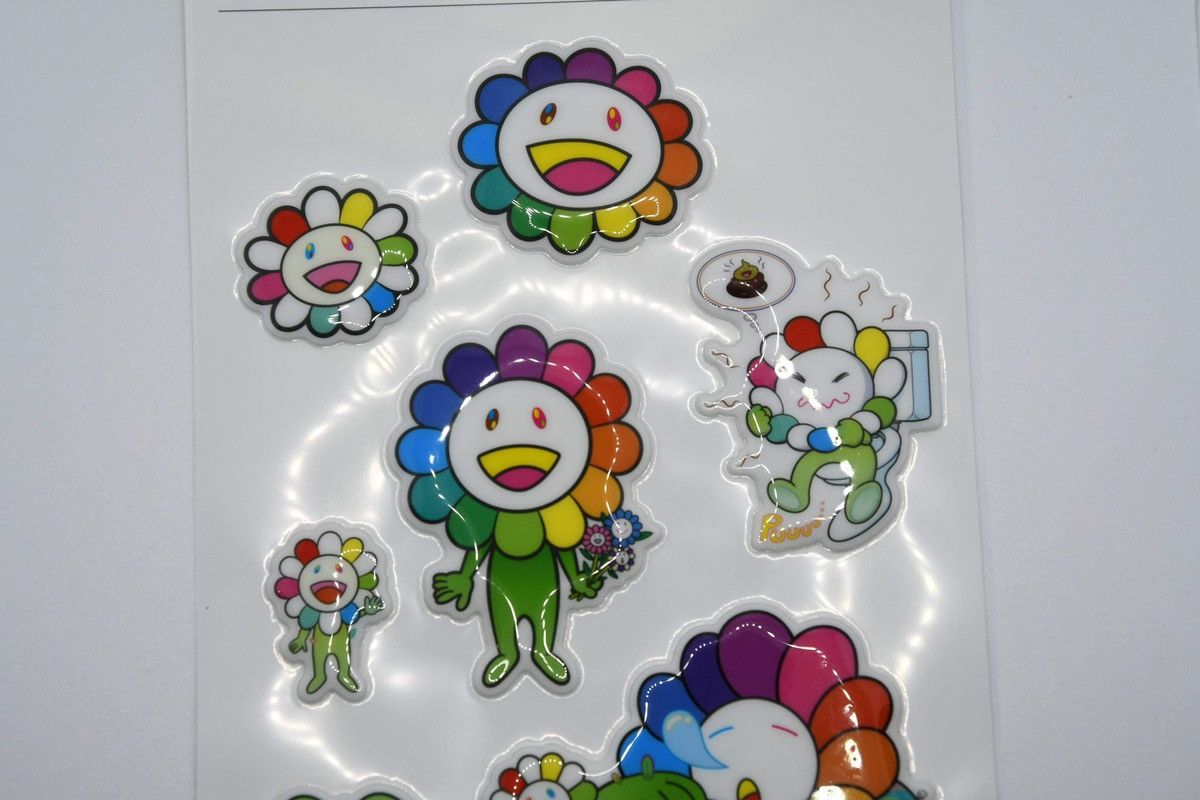 Takashi Murakami Takashi Murakami - Bubblingly Sticker - Flower Parent and Child A Size ONE SIZE - 3 Thumbnail