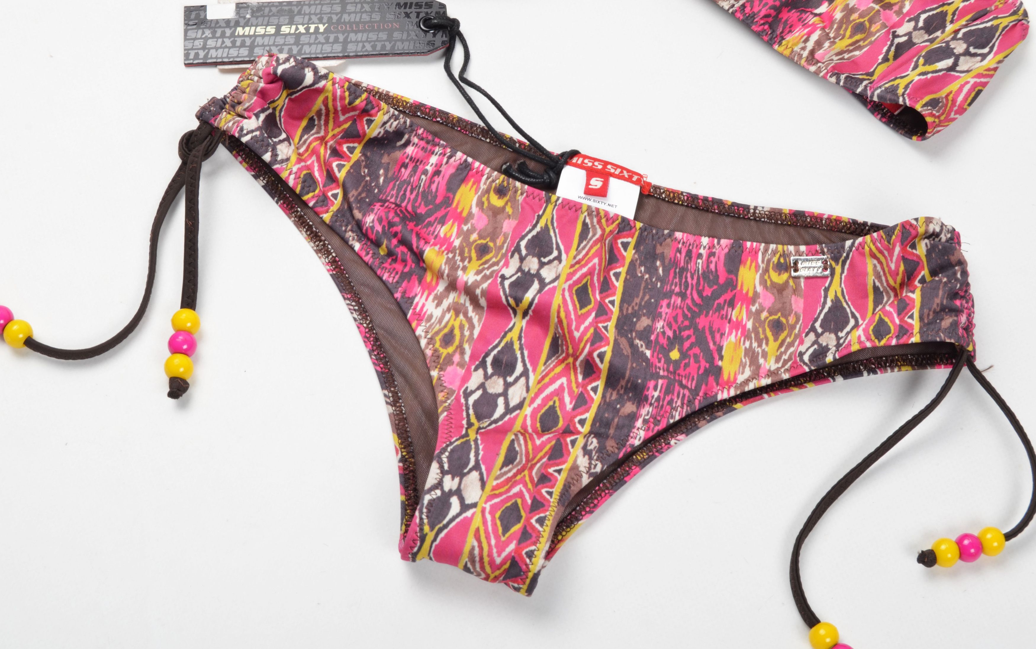 Miss Sixty Vintage Miss Sixty Y2K Boho Bikini Set Swimsuit Size ONE SIZE - 6 Thumbnail