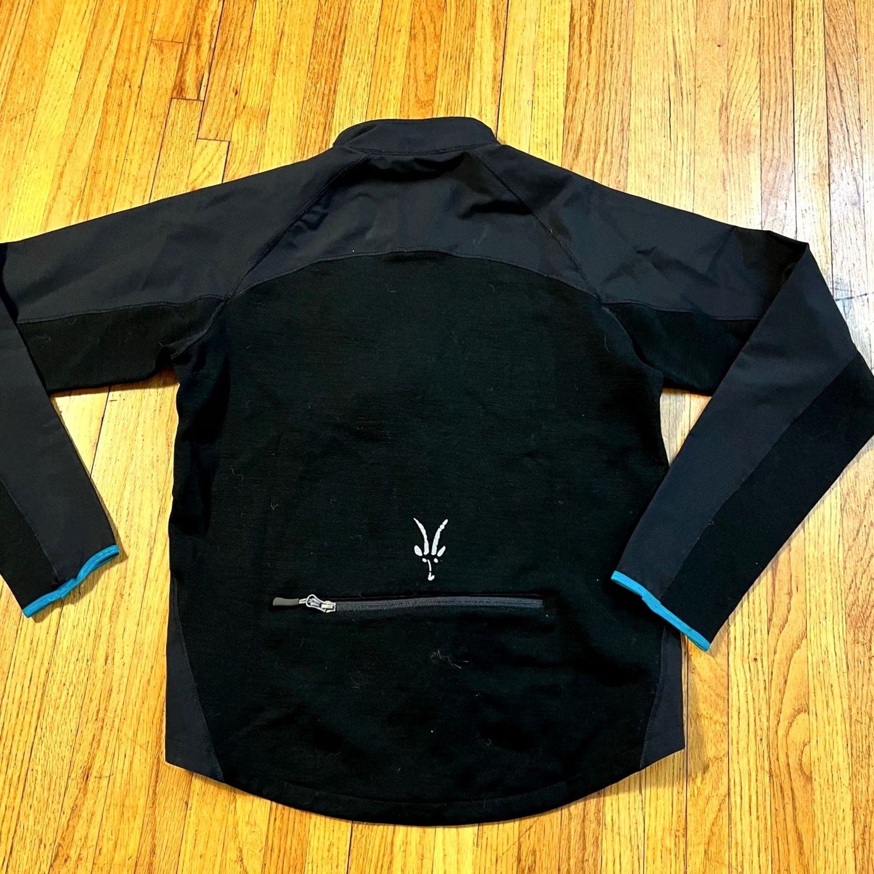 Vintage IBEX Jacket Womens Medium Zip Long Sleeve Outdoors Merino Wool Blend Climawool Size M / US 6-8 / IT 42-44 - 2 Thumbnail