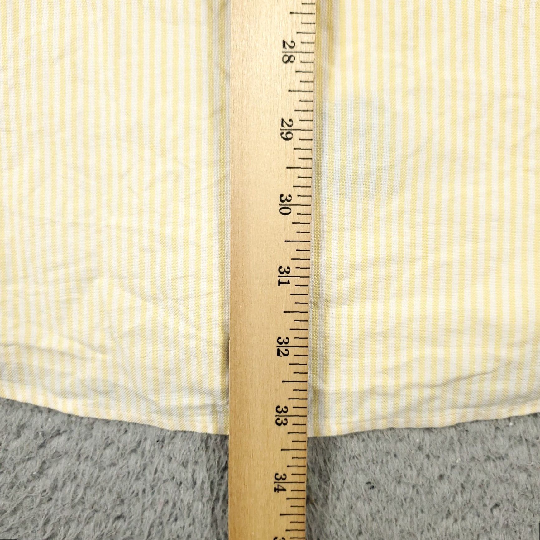 Tommy Hilfiger Tommy Hilfiger Shirt Mens Large Yellow Striped Button Up Short Sleeve Size US L / EU 52-54 / 3 - 6 Thumbnail