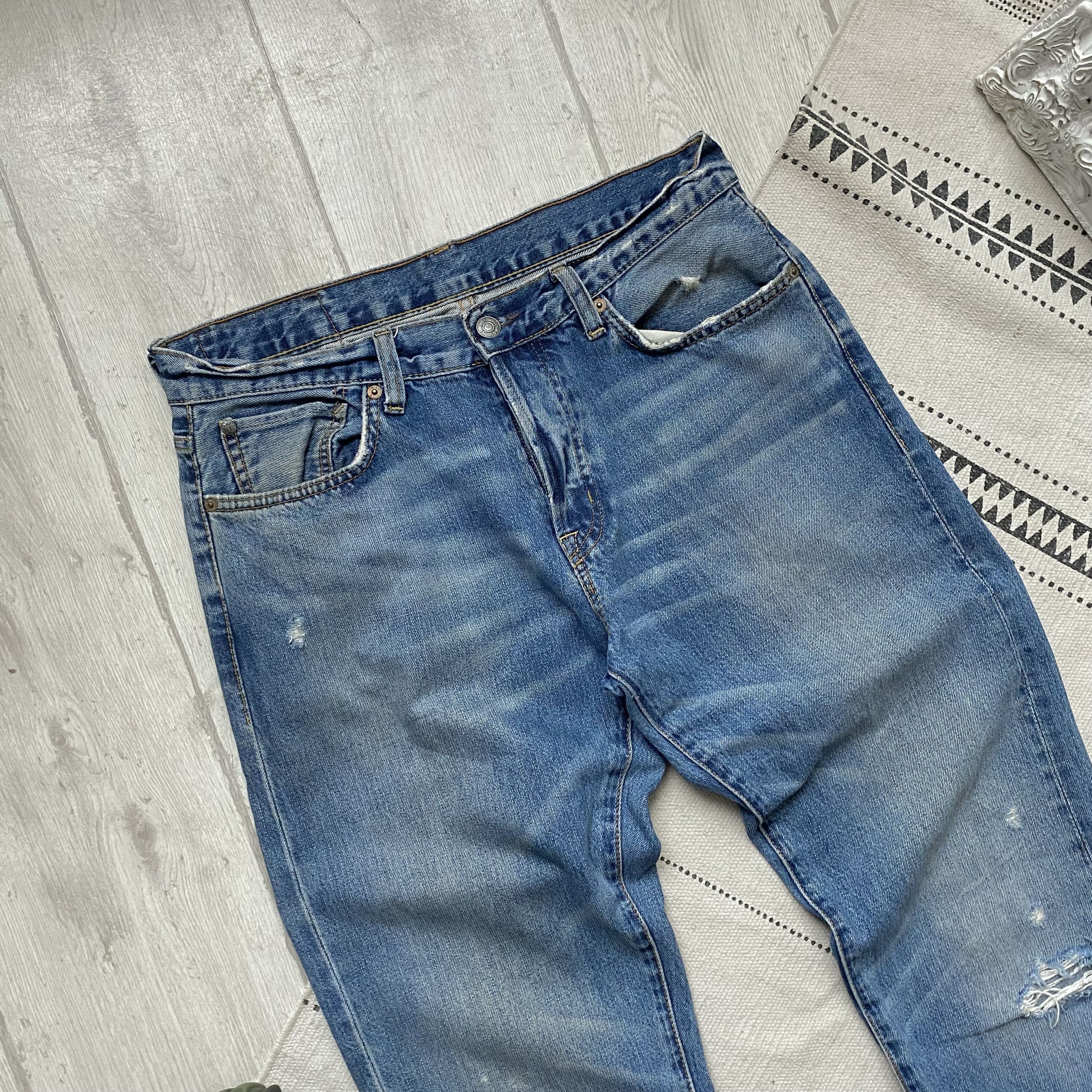 Polo Ralph Lauren 👖Vintage Polo Ralph Lauren Denim Supply Distressed jeans Size US 32 / EU 48 - 2 Thumbnail