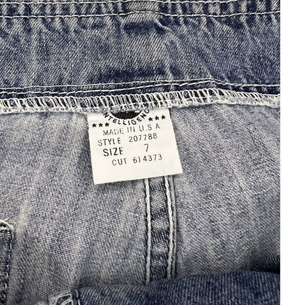 L.E.I. Vtg lei Juniors 7 Lace Flare Low Rise Jeans Light Wash Y2K Size 30" / US 8 / IT 44 - 6 Thumbnail