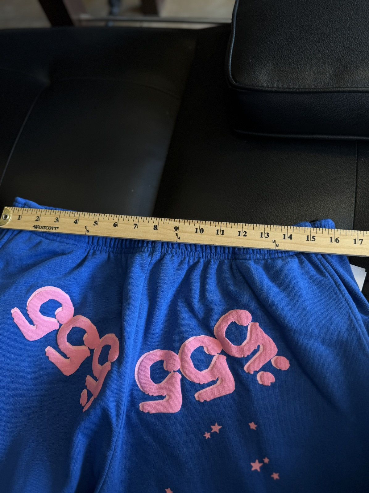 Sp5der Sp5der Worldwide Pink Blue Sweatpants Size XL (NEW) Size US 34 / EU 50 - 10 Thumbnail