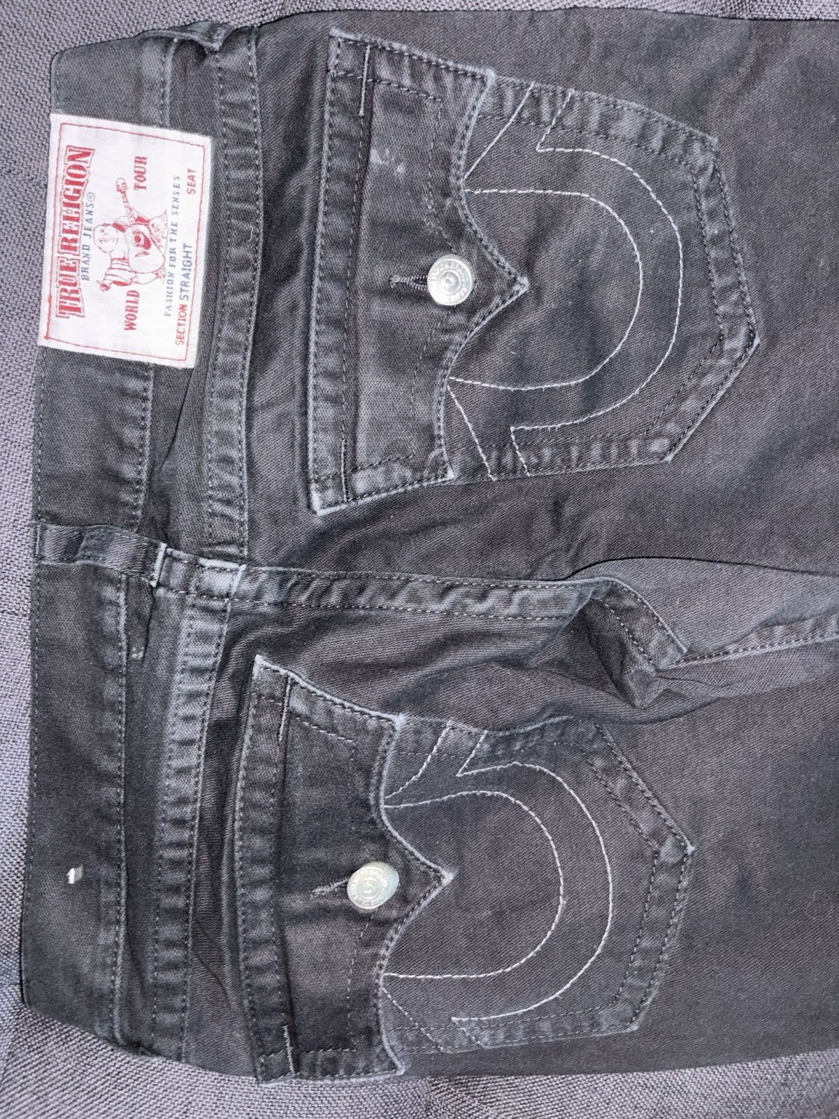 True Religion × Vintage Black true religion jeans Size US 31 - 3 Thumbnail