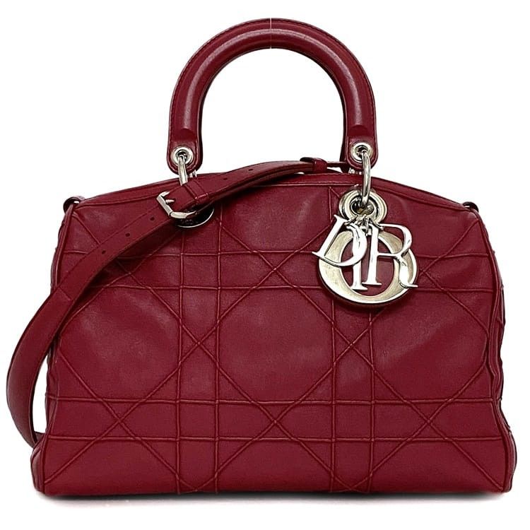 Dior DIOR Handbag Pink Leather Size ONE SIZE - 1 Thumbnail