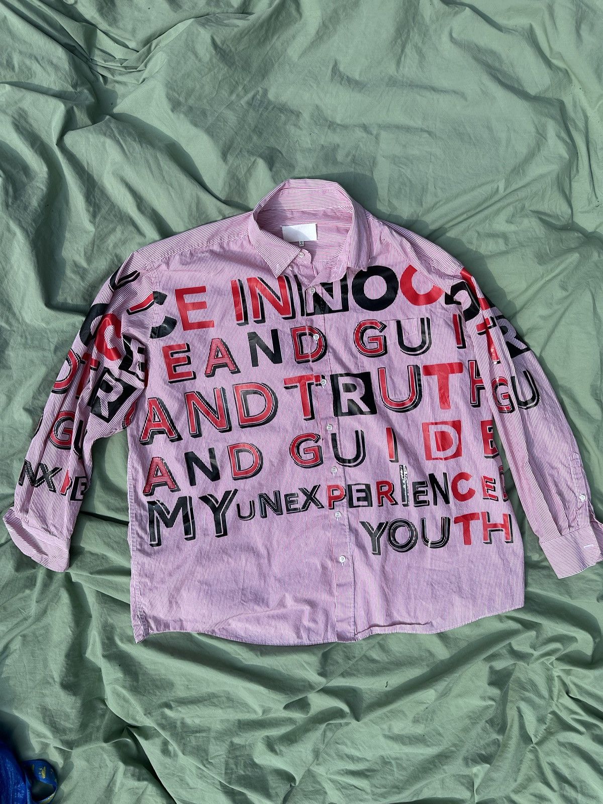 Maison Margiela Maison Margiela ss17 poem shirt sz40 Oversized small Size US XXS / EU 40 - 4 Thumbnail