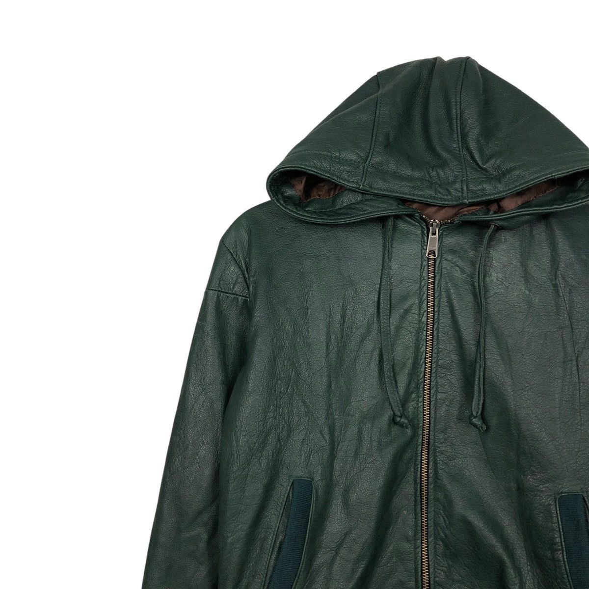 Japanese Brand 🔥UNKNOWN BRAND JAPANESE CROPPED LEATHER JACKET ISSEY MIYAKE Size US S / EU 44-46 / 1 - 9 Thumbnail