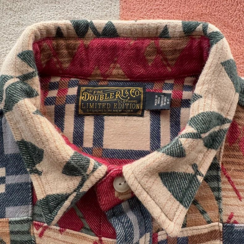 RRL Ralph Lauren RRL Ralph Lauren Baijiabu Splicing Southwest Shirt Size US L / EU 52-54 / 3 - 5 Thumbnail