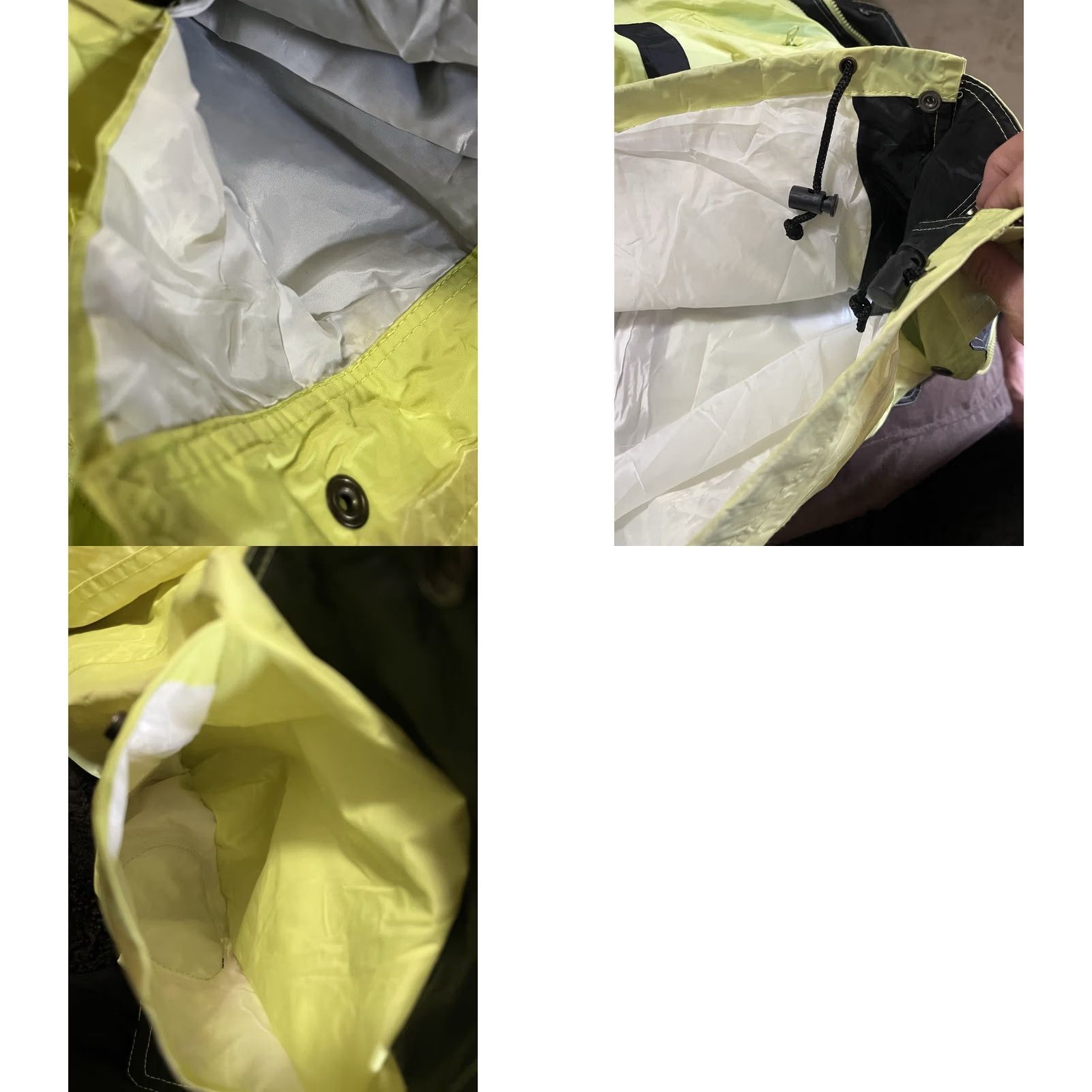 Invicta Invicta Yellow Black Hooded Jacket Unisex Size L Size US L / EU 52-54 / 3 - 9 Thumbnail