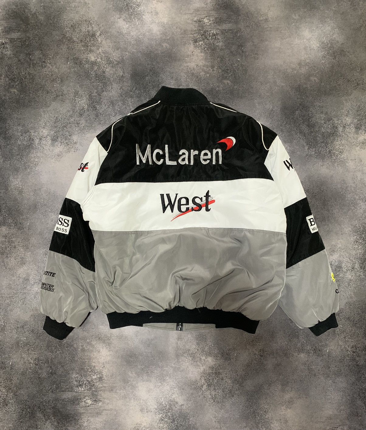 Mercedes-Benz × Vintage 90s Vintage Mercedes-Benz Formula 1 Puffer Racing Jacket Size US XL / EU 56 / 4 - 9 Thumbnail