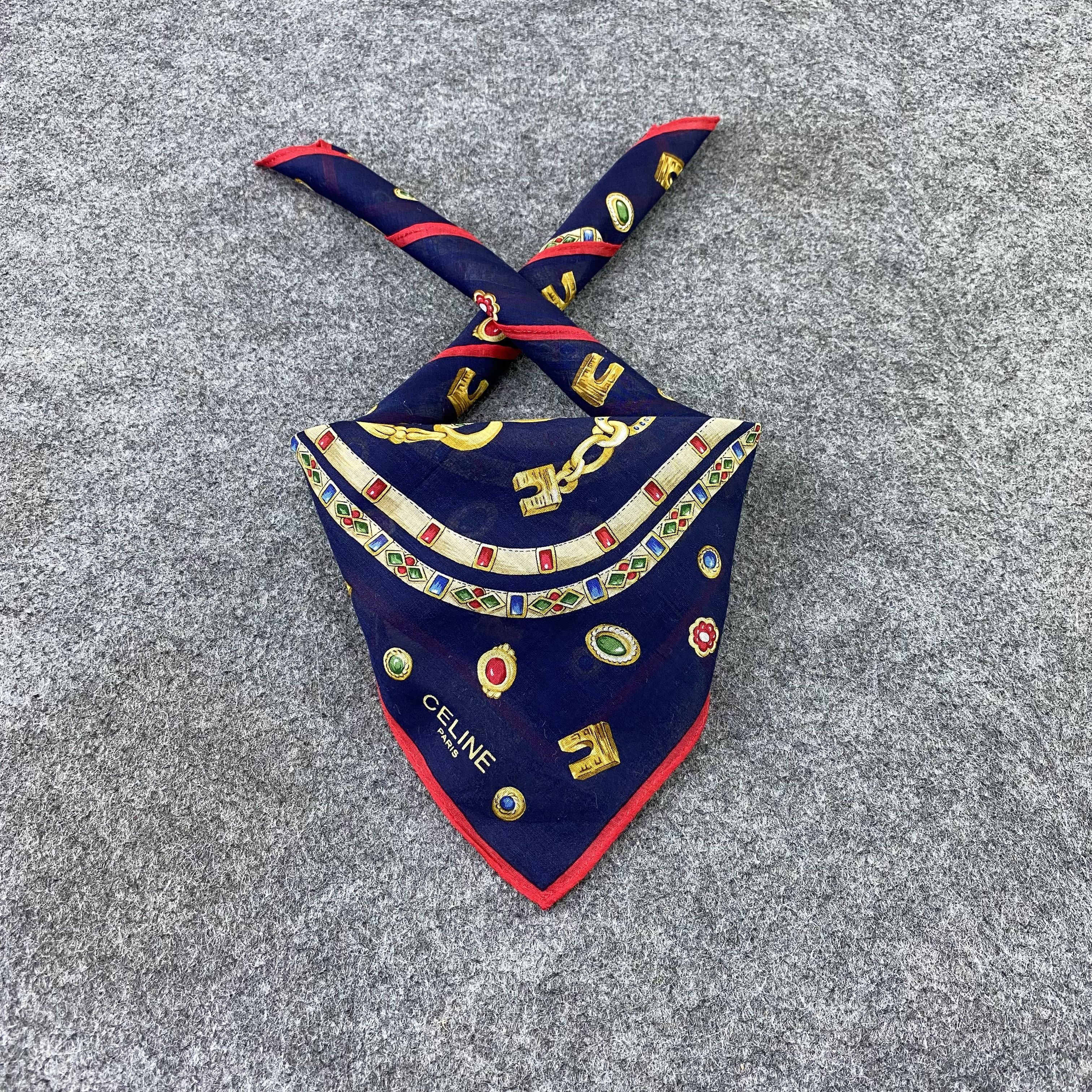 Celine Celine Handkerchief / Bandana / Neckerchief-B1209 Size ONE SIZE - 2 Thumbnail