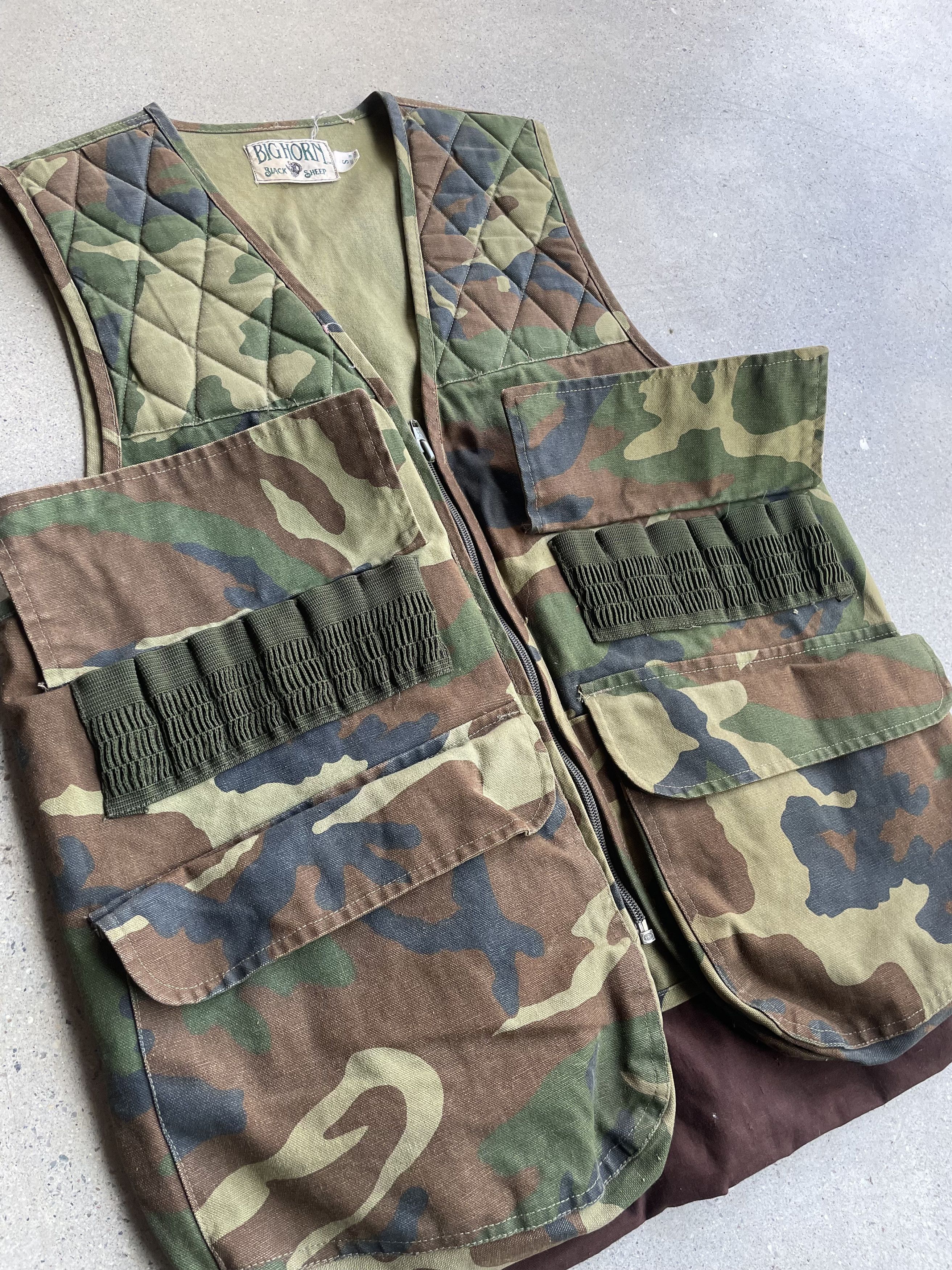 Vintage 1980's CAMO HUNTING VEST Size US M / EU 48-50 / 2 - 4 Thumbnail