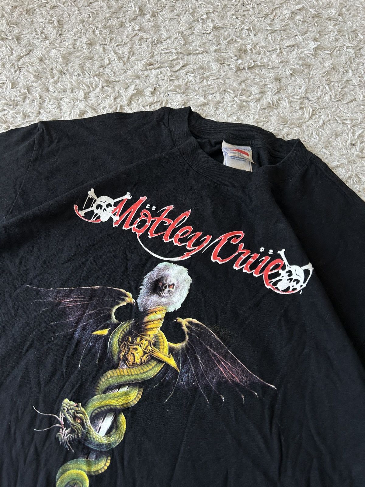 Band Tees × Vintage Motley Crue Dr. Fell 2003s T-shirt RARE RAP Y2K affliction Size US L / EU 52-54 / 3 - 2 Thumbnail