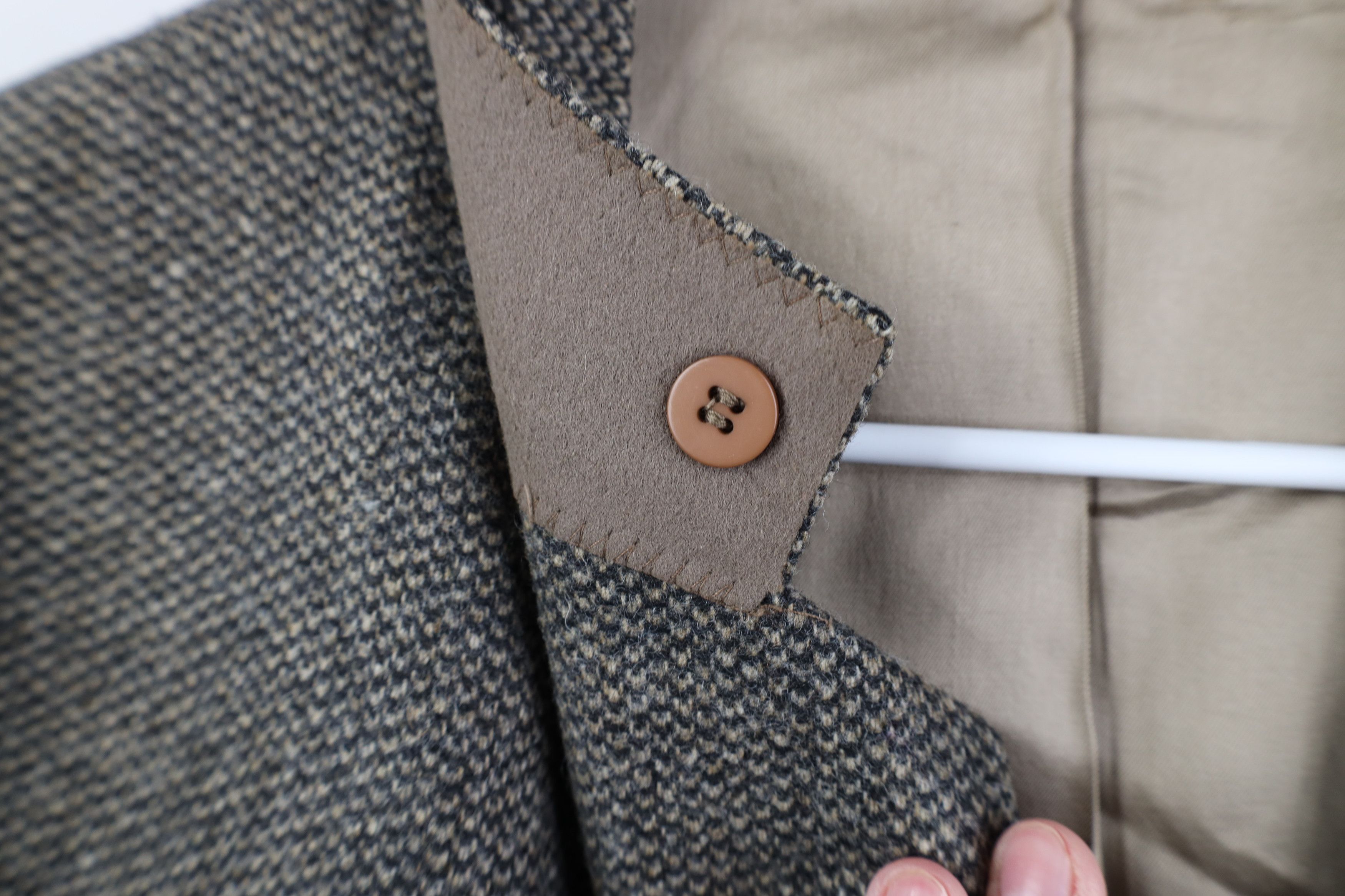 Vintage Vintage 90s Suede Leather Elbow Patch Blazer Suit Jacket USA Size US XXL / EU 58 / 5 - 4 Thumbnail