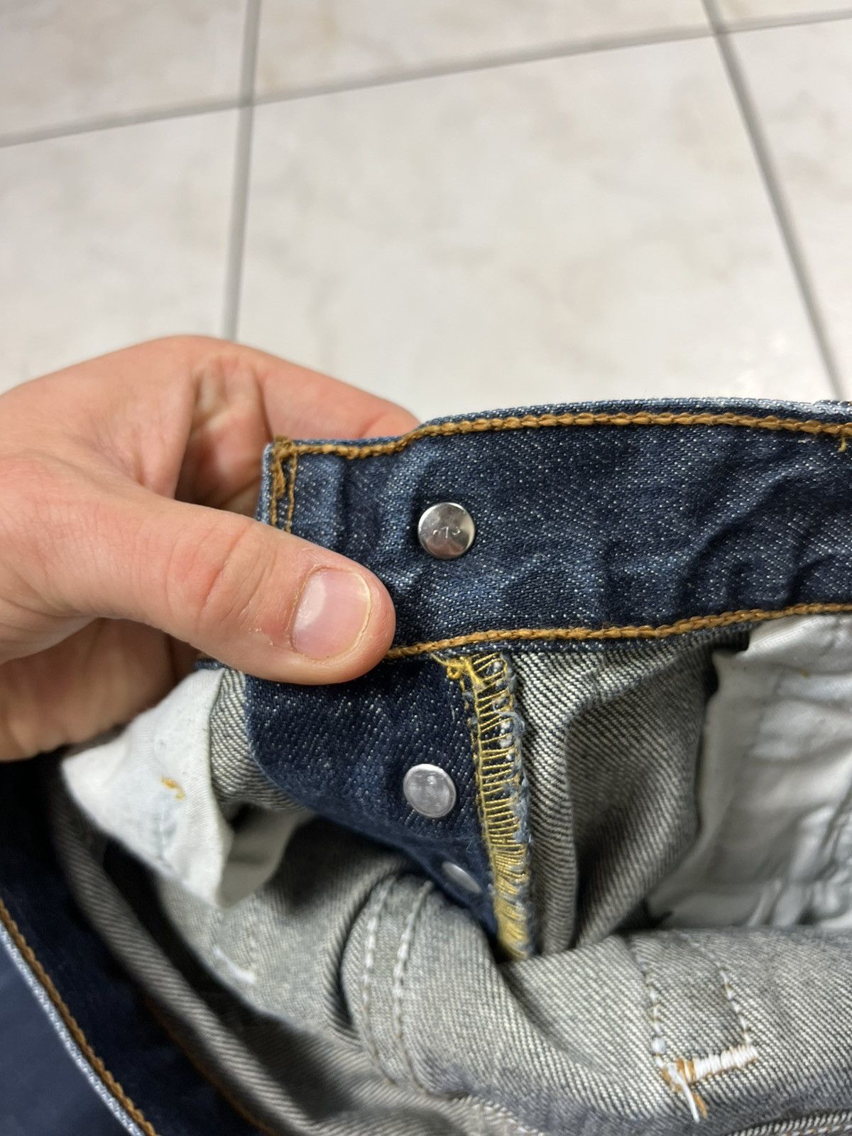 Levi's × Levi's Vintage Clothing × Vintage Vintage Levi’s 501 navy denim jeans pants regular straight Size US 33 - 19 Thumbnail